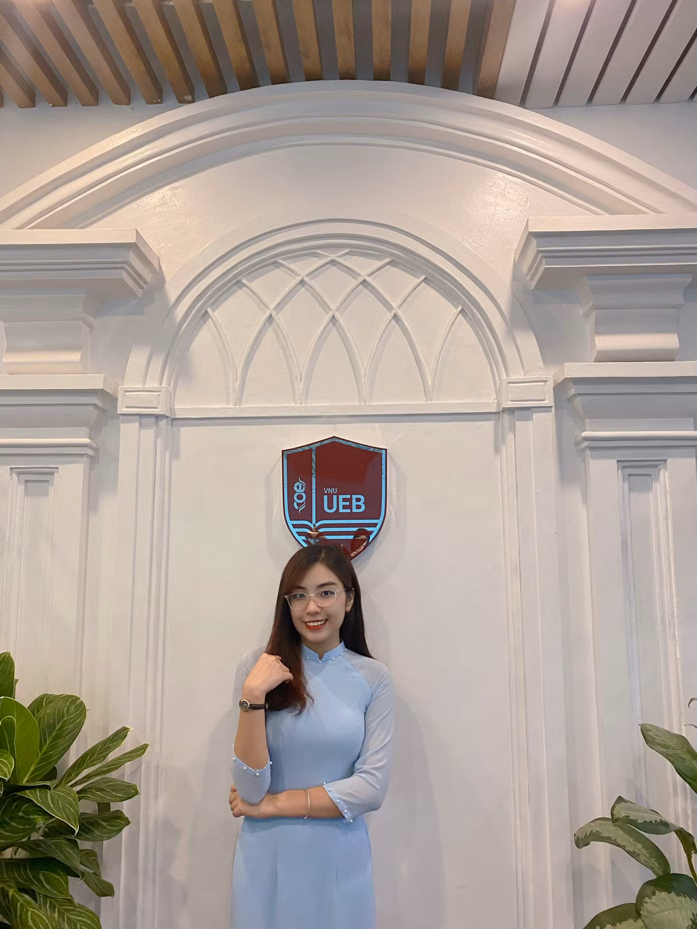 Trần Phương Mai, sinh viên năm 3 chuyên ngành Kinh tế và kinh doanh quốc tế, Trường Đại học Kinh tế - ĐHQGHN.
