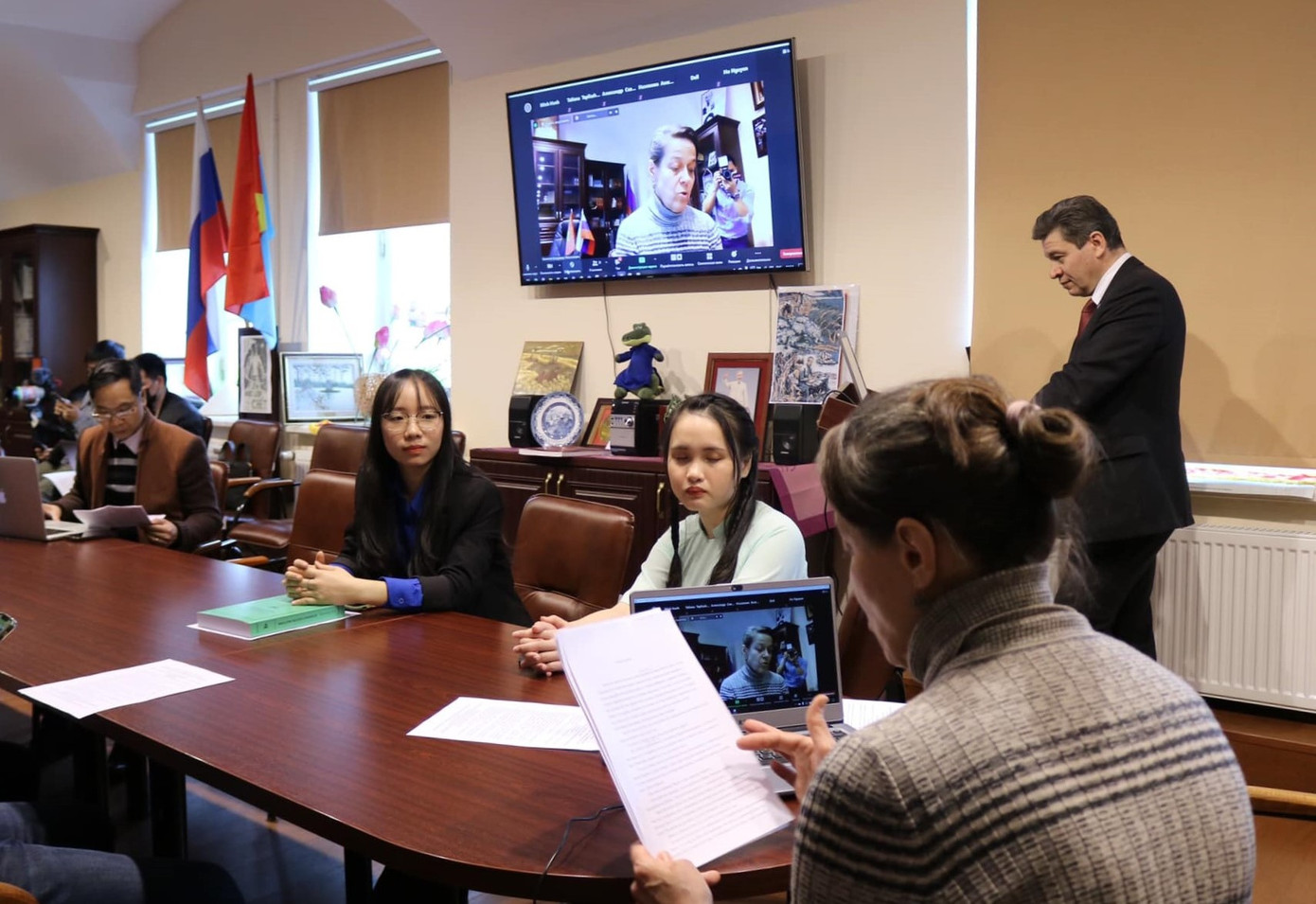 Quyết tâm sang Liên Bang Nga du học để viết tiếp ước mơ.