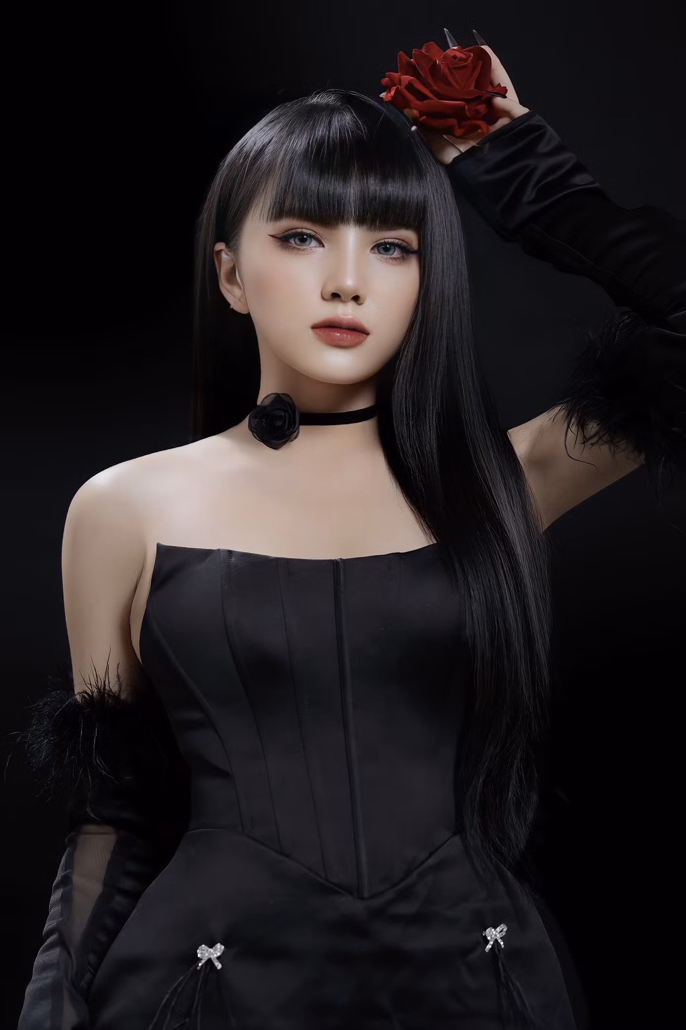 Trước khi đến với Nhạc viện, Anh Thơ từng học trung cấp thanh nhạc tại trường Cao đẳng Văn hóa nghệ thuật Việt Bắc.