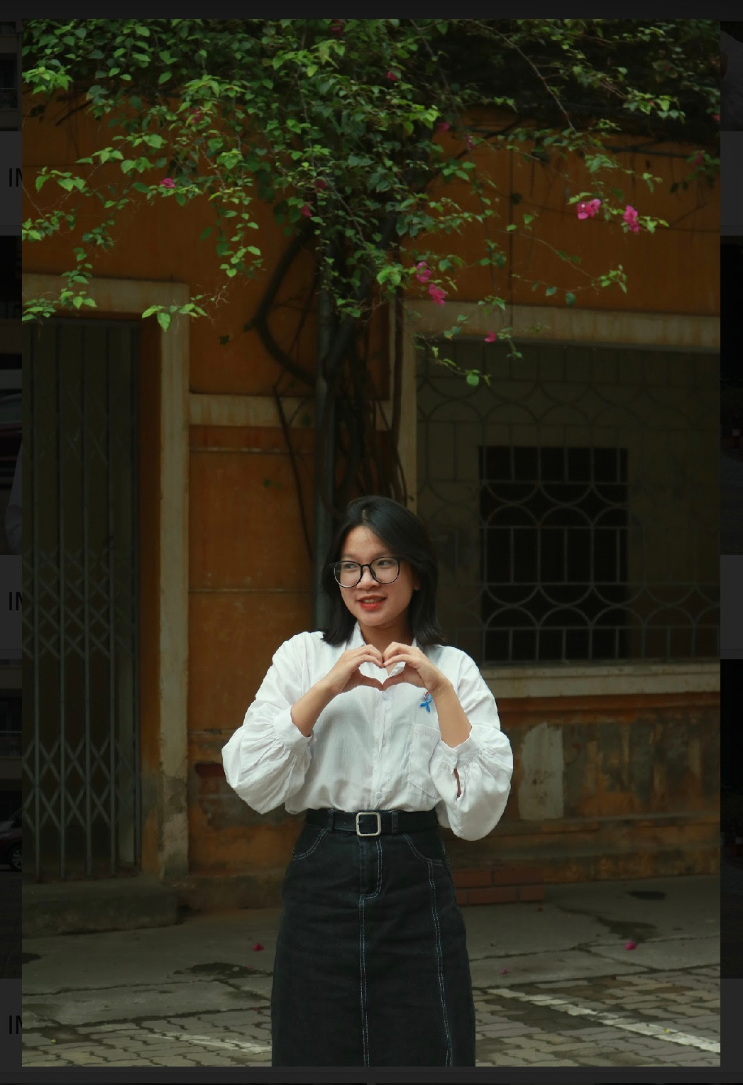 Phạm Khánh Hoà - sinh viên năm 3 Trường Đại học Khoa Xã hội và Nhân văn, Đại học Quốc gia Hà Nội.