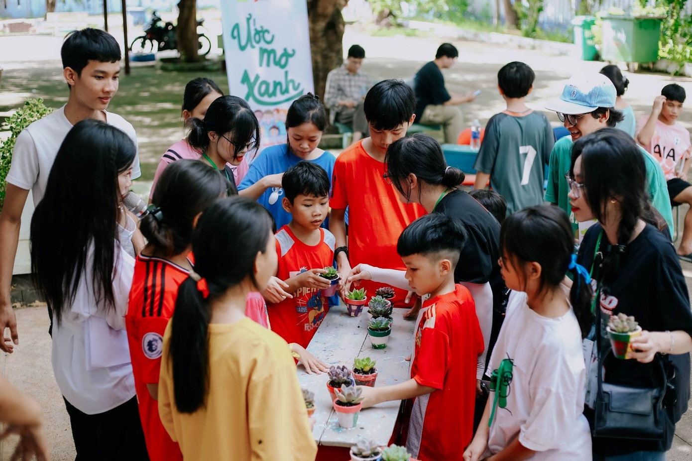 Các hoạt động ý nghĩa của dự án “Ước mơ xanh”.