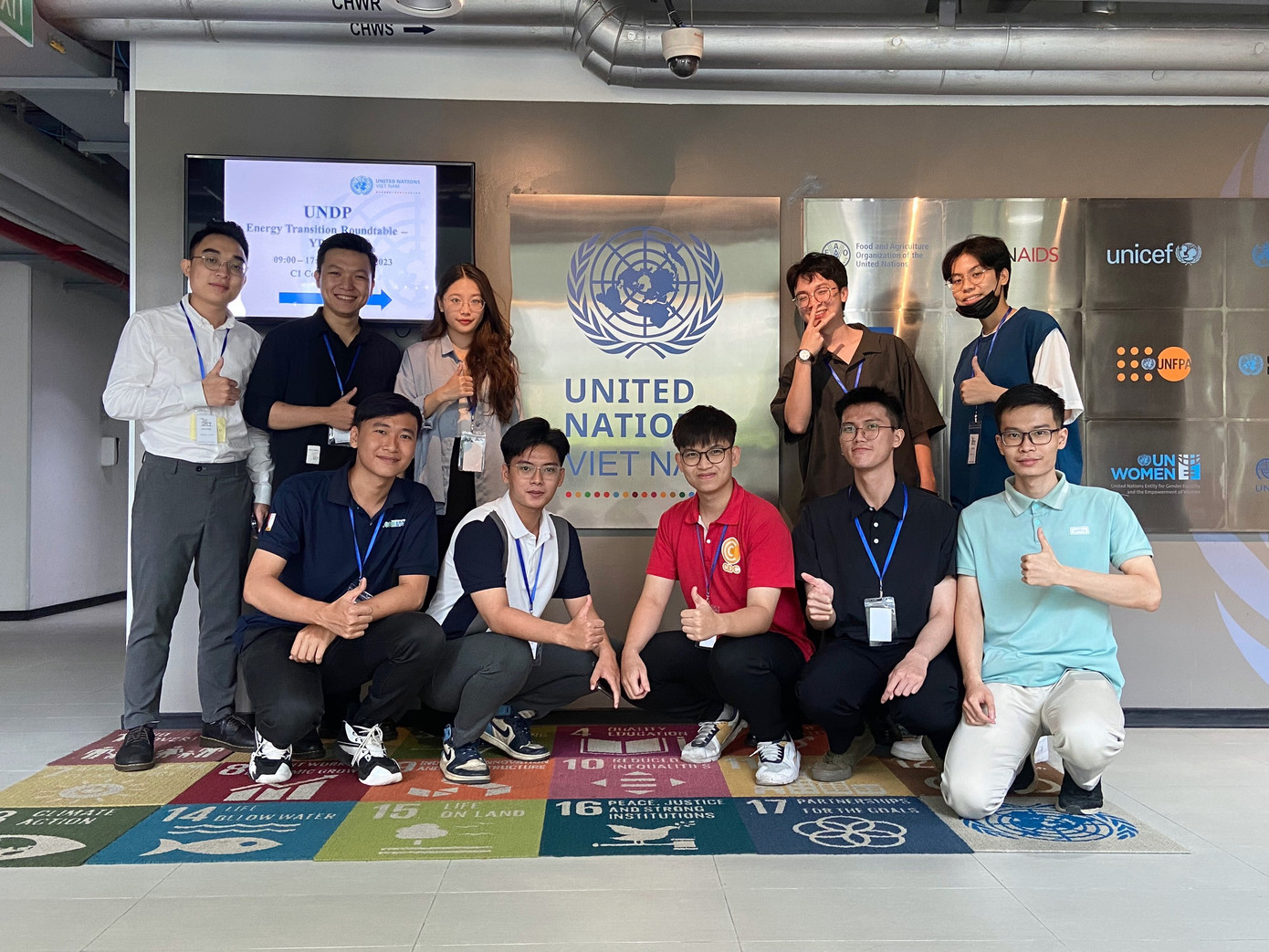 Liên tham gia tập huấn nâng cao tại UNDP (Liên Hợp Quốc tại Việt Nam). Liên tham gia tập huấn nâng cao tại UNDP (Liên Hợp Quốc tại Việt Nam).