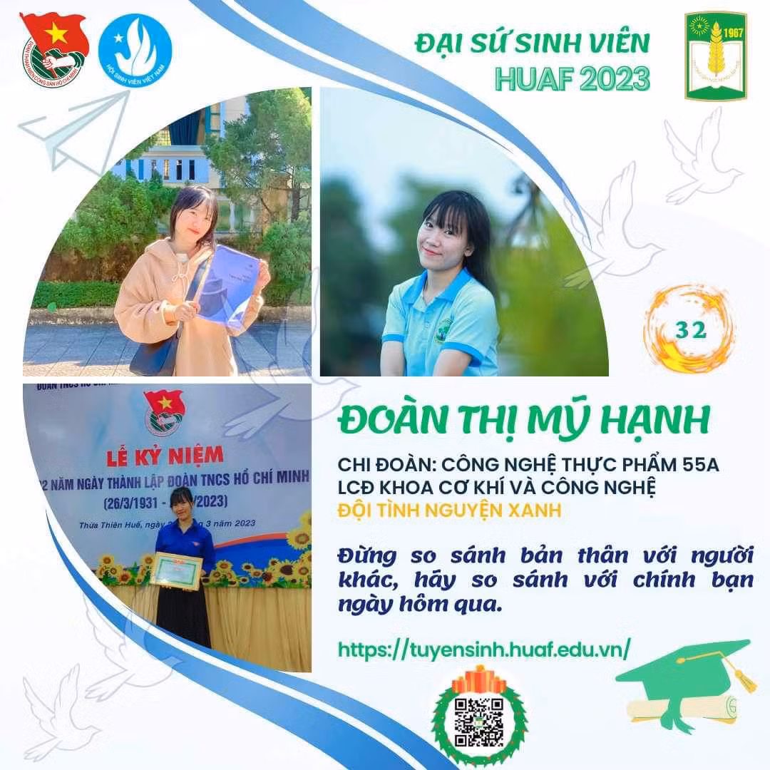 Tham gia Đại sứ sinh viên 2023.