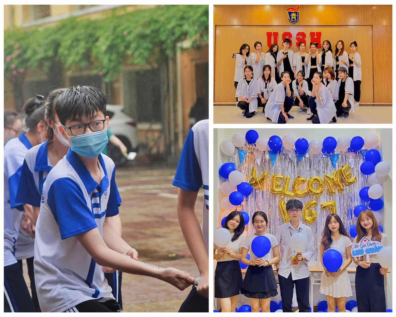 Hoàng Quỳnh khi tham gia các hoạt động văn nghệ, thể thao.