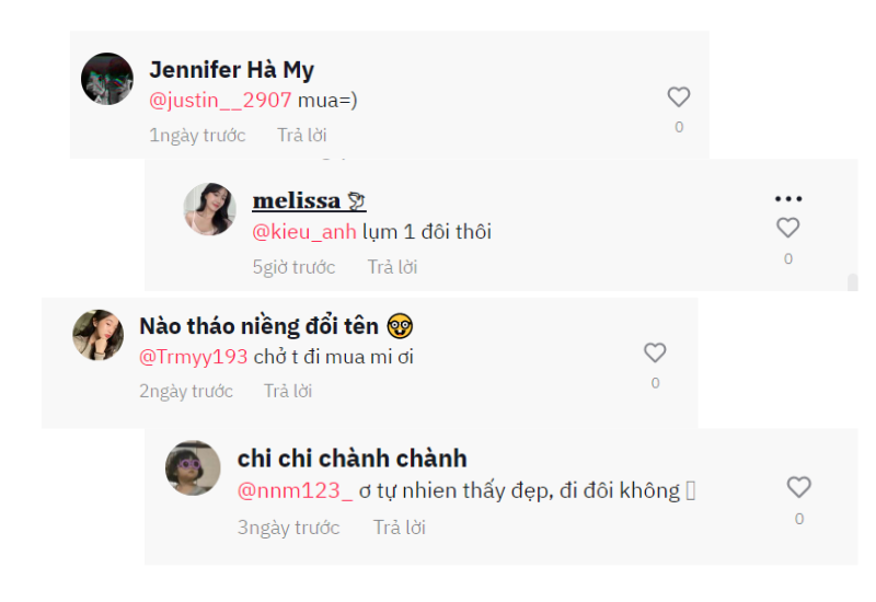 Trong nhiều bài đăng, các bạn trẻ không quên tag người thân cùng “đu trend”.