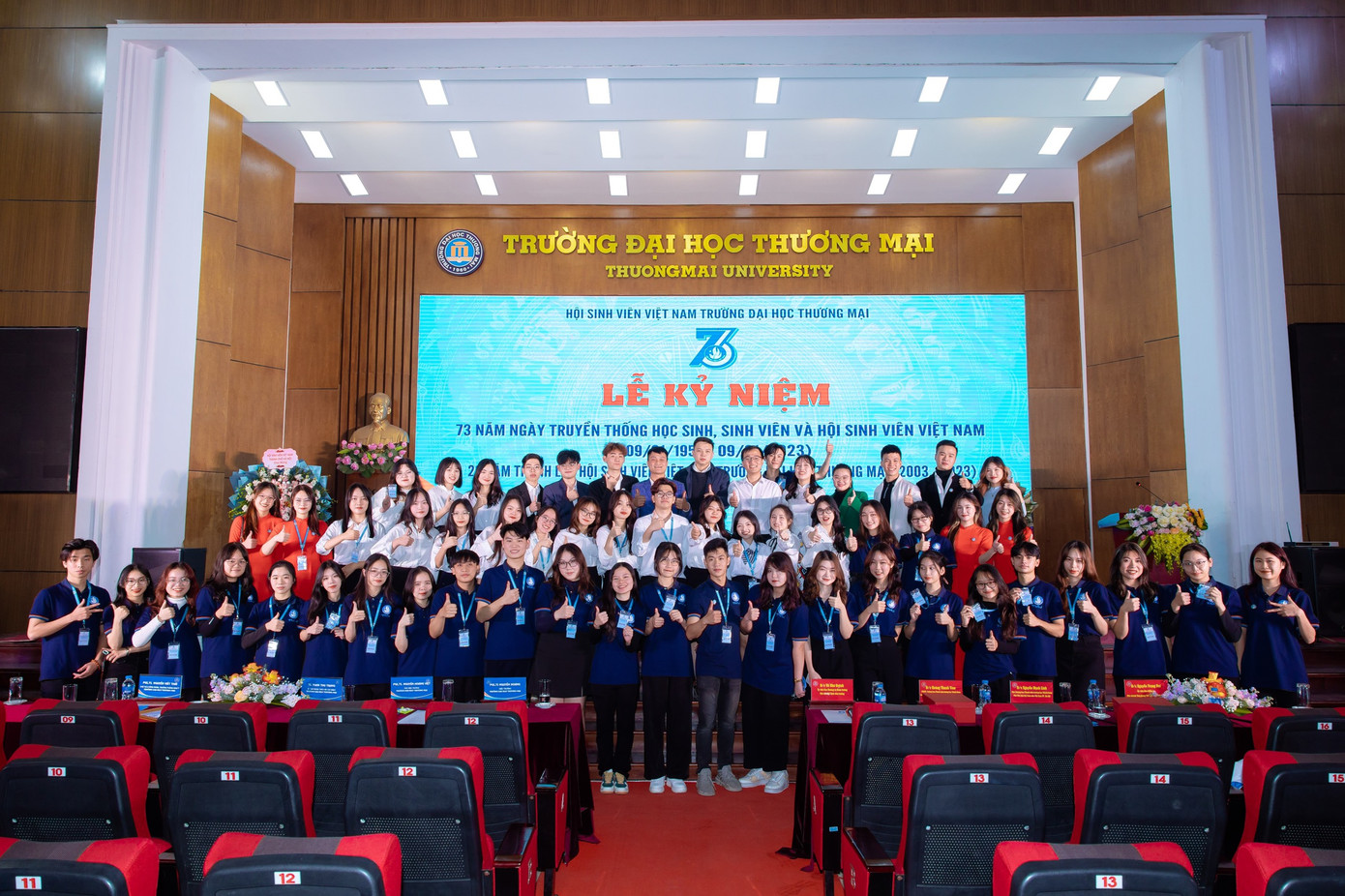 Lễ kỷ niệm 73 năm Ngày Truyền thống học sinh, sinh viên. Lễ kỷ niệm 73 năm Ngày Truyền thống học sinh, sinh viên.