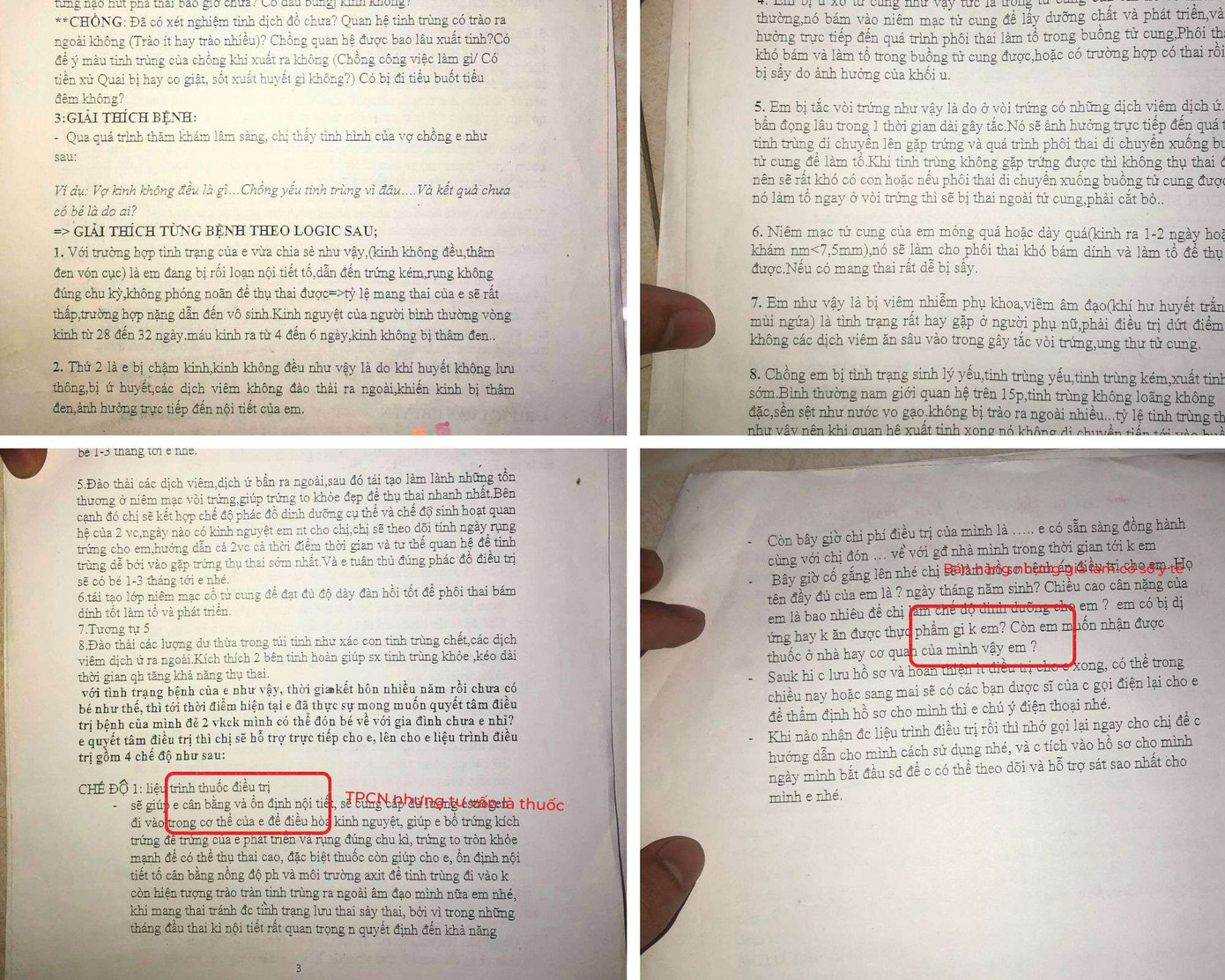 Trong quy trình hướng dẫn đưa cho nhân viên đều đánh tráo khái niệm, cho rằng sản phẩm này là thuốc và có cả lộ trình điều trị, bệnh án