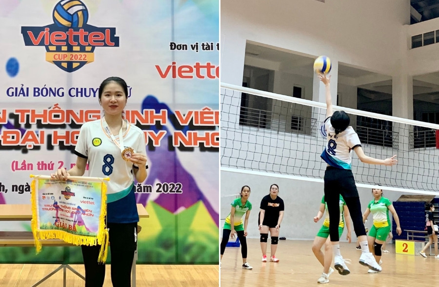 By By là vận động viên quen thuộc tại nhiều giải bóng chuyền phong trào. By By là vận động viên quen thuộc tại nhiều giải bóng chuyền phong trào.