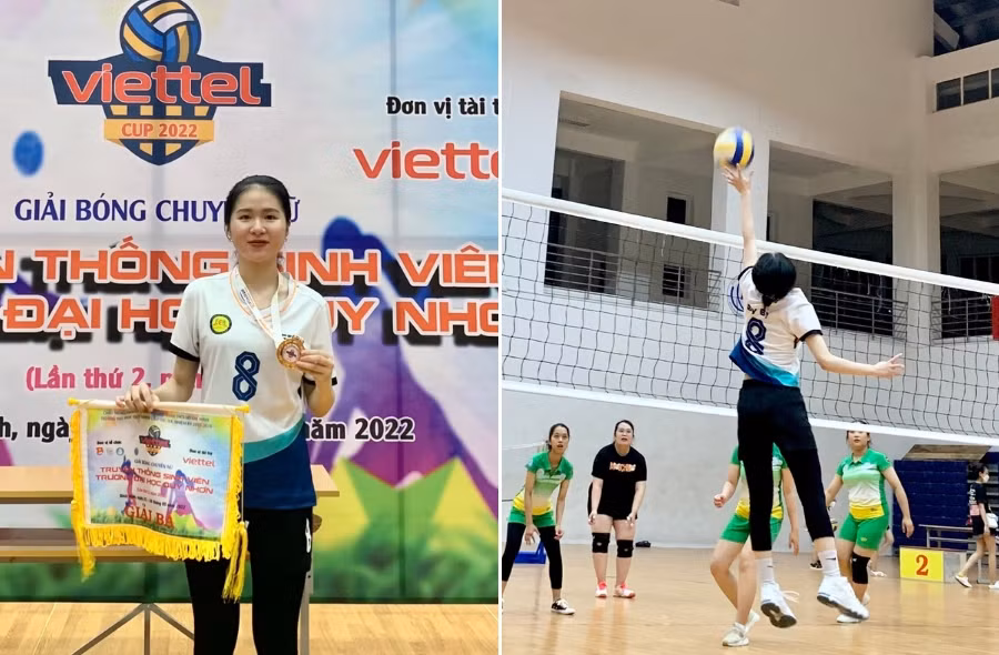 By By là vận động viên quen thuộc tại nhiều giải bóng chuyền phong trào. By By là vận động viên quen thuộc tại nhiều giải bóng chuyền phong trào.