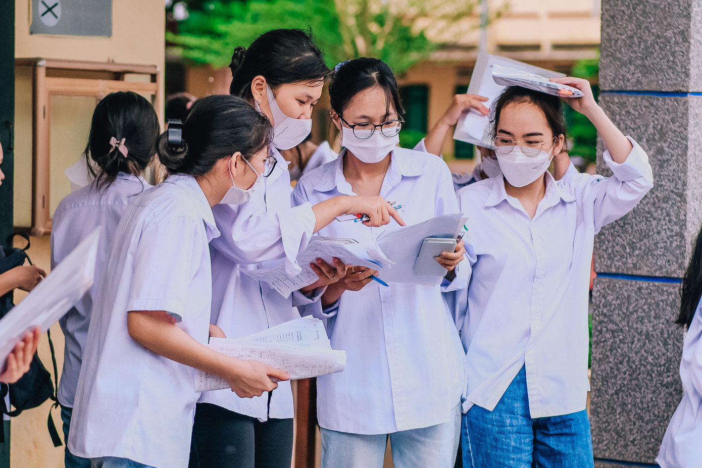 Kỳ thi tốt nghiệp THPT Quốc gia 2023 sẽ diễn ra từ ngày 27/6 đến hết ngày 30/6. Ảnh: Lê Vượng.