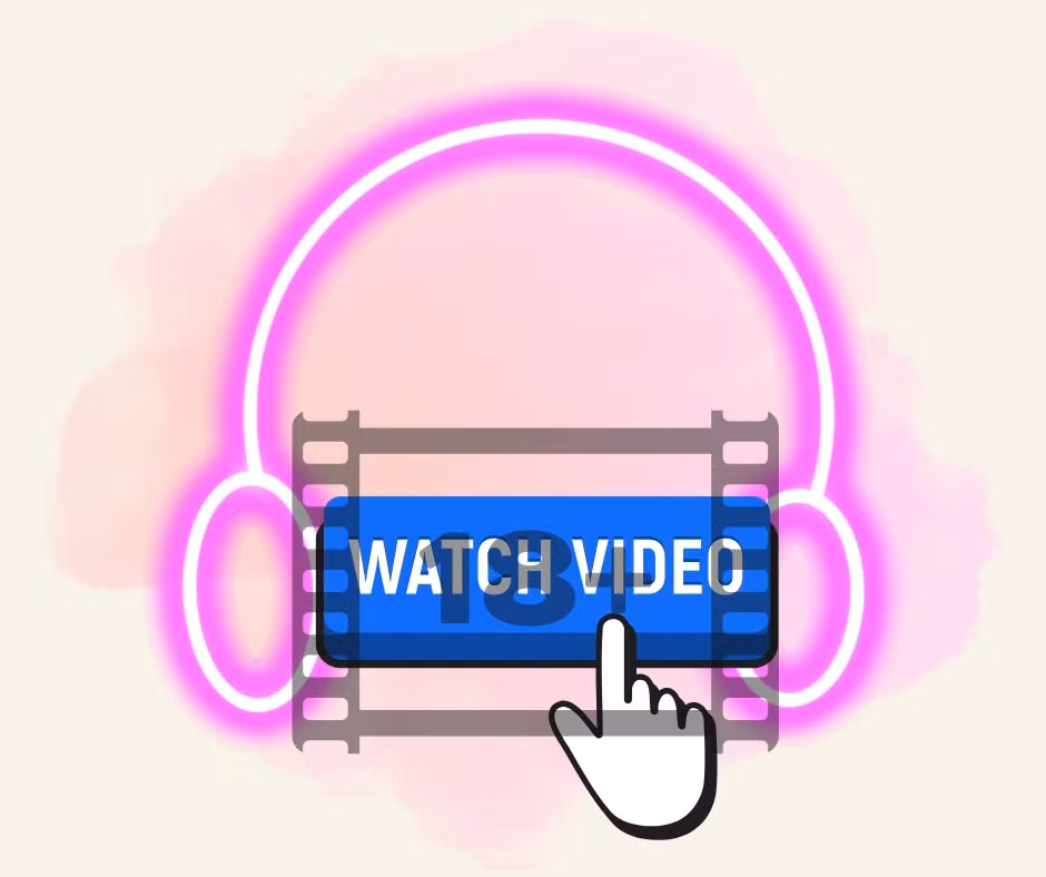 ‘Hãy đeo tai nghe khi xem video này’.
