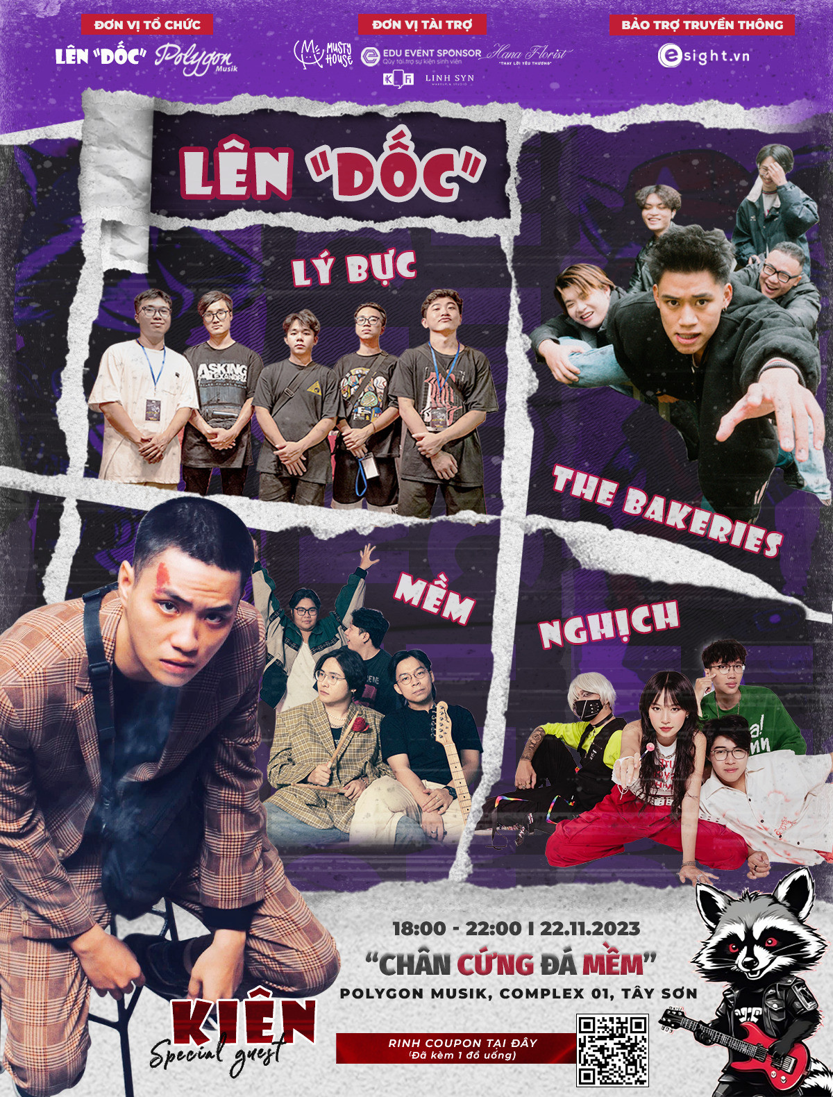 Show nhạc Lên “Dốc” quy tụ những nhóm nhạc Rock trẻ tài năng, với các phong cách âm nhạc đa dạng.