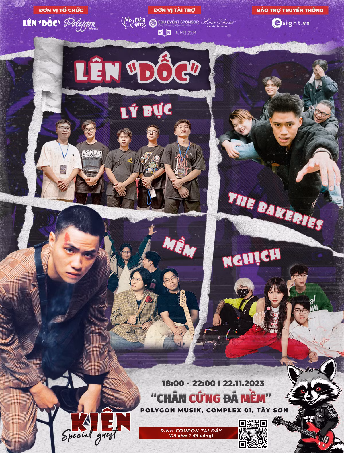 Show nhạc Lên “Dốc” quy tụ những nhóm nhạc Rock trẻ tài năng, với các phong cách âm nhạc đa dạng.