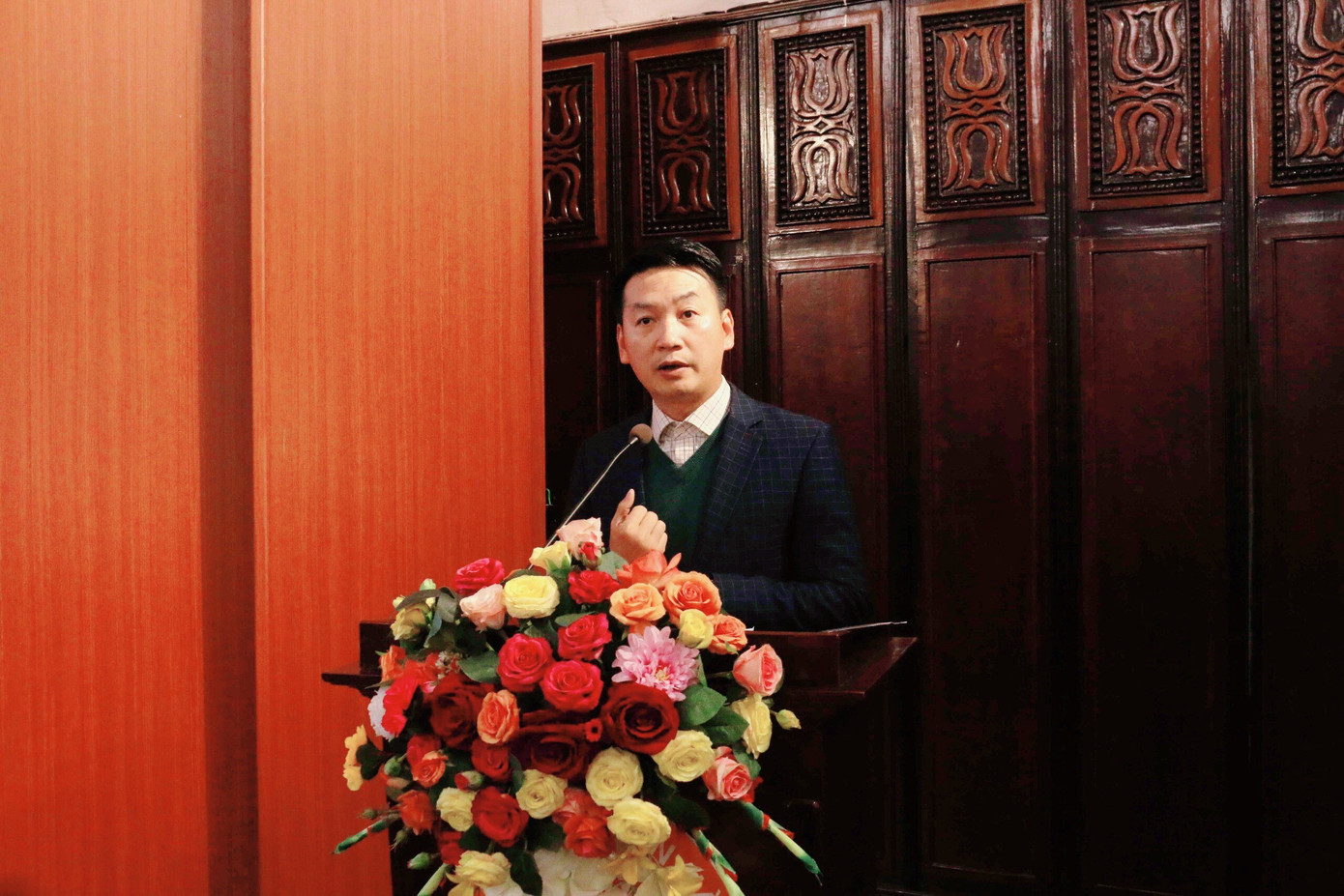 PGS.TS. Nguyễn Thanh Phương - Phó Giám đốc Học viện Ngân hàng phát biểu chào mừng.