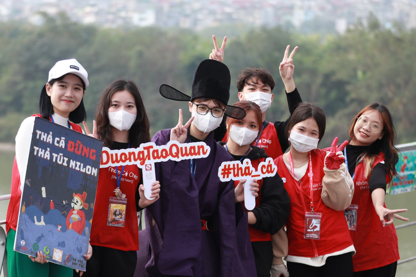 Tình nguyện viên Chương trình Đường Táo Quân 2023.