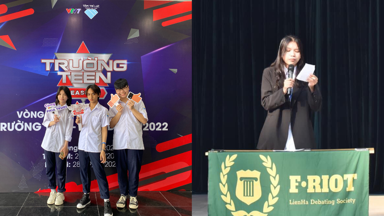 Một số hoạt động tranh biện mà Kim Ngọc đã tham gia hồi phổ thông. Một số hoạt động tranh biện mà Kim Ngọc đã tham gia hồi phổ thông.