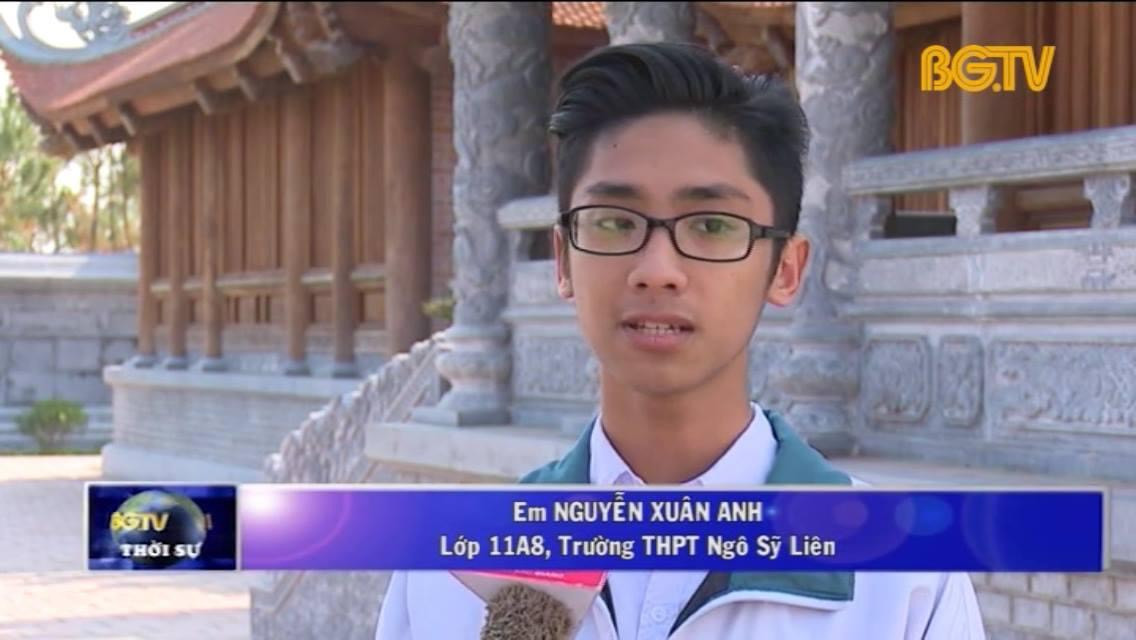 Anh từng đại diện học sinh trường THPT Ngô Sĩ Liên (Bắc Giang) dẫn đoàn giáo viên nước ngoài tham quan và giới thiệu về thành cổ Xương Giang năm 2017 trong chương trình trao đổi giáo viên của Bộ giáo dục. Anh từng đại diện học sinh trường THPT Ngô Sĩ Liên (Bắc Giang) dẫn đoàn giáo viên nước ngoài tham quan và giới thiệu về thành cổ Xương Giang năm 2017 trong chương trình trao đổi giáo viên của Bộ giáo dục.