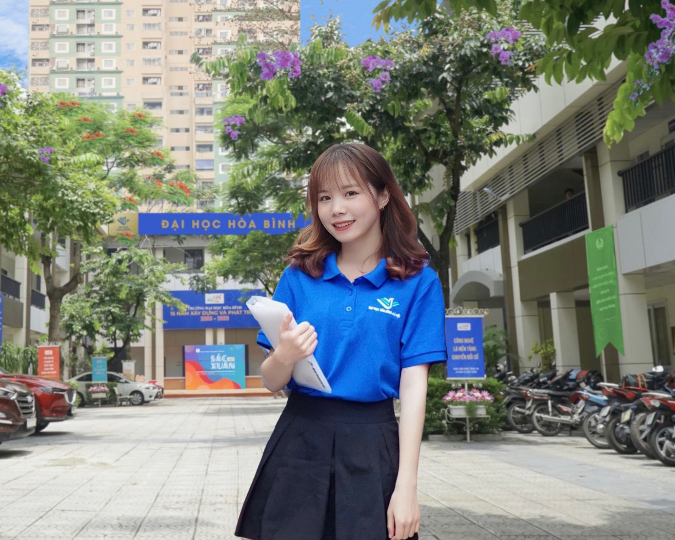 Lê Khánh Chi - Sinh viên năm 3, Khoa Quan hệ công chúng và Truyền thông, Trường Đại học Hòa Bình.