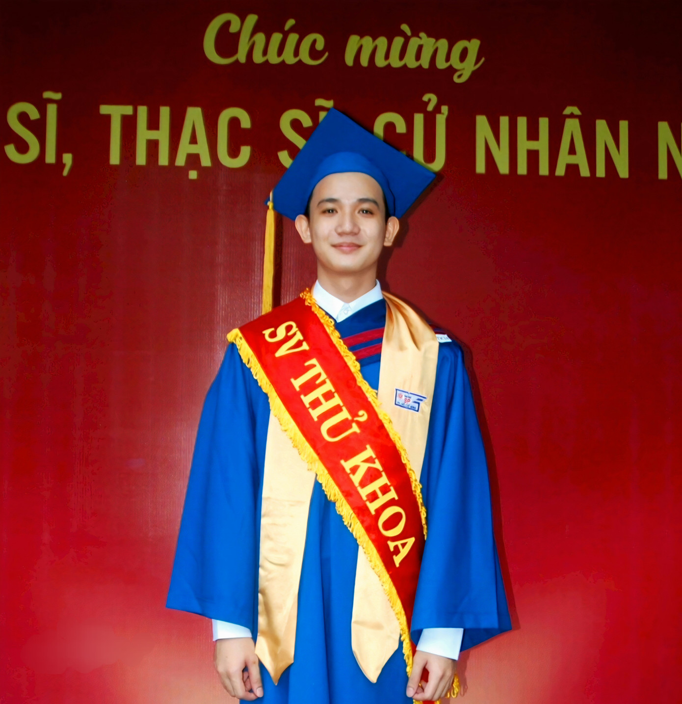 Trần Đào Minh Quân - Á khoa đầu ra của Trường Đại học Sư Phạm TP.HCM năm 2023.
