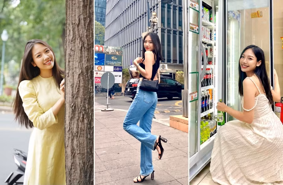 Phong cách đời thường đa dạng của cô.