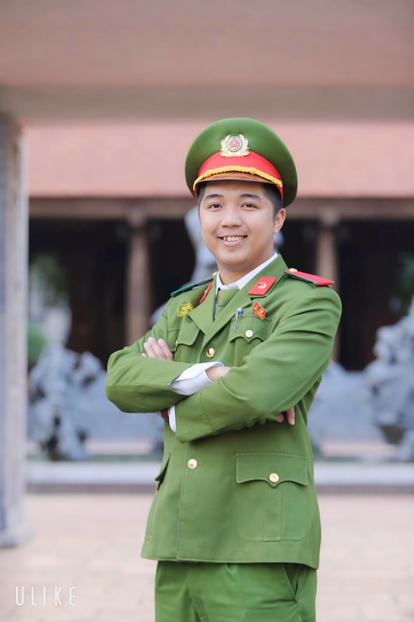 Hoàng Phương Nam – học viên năm 4 của Học viện Cảnh sát nhân dân.