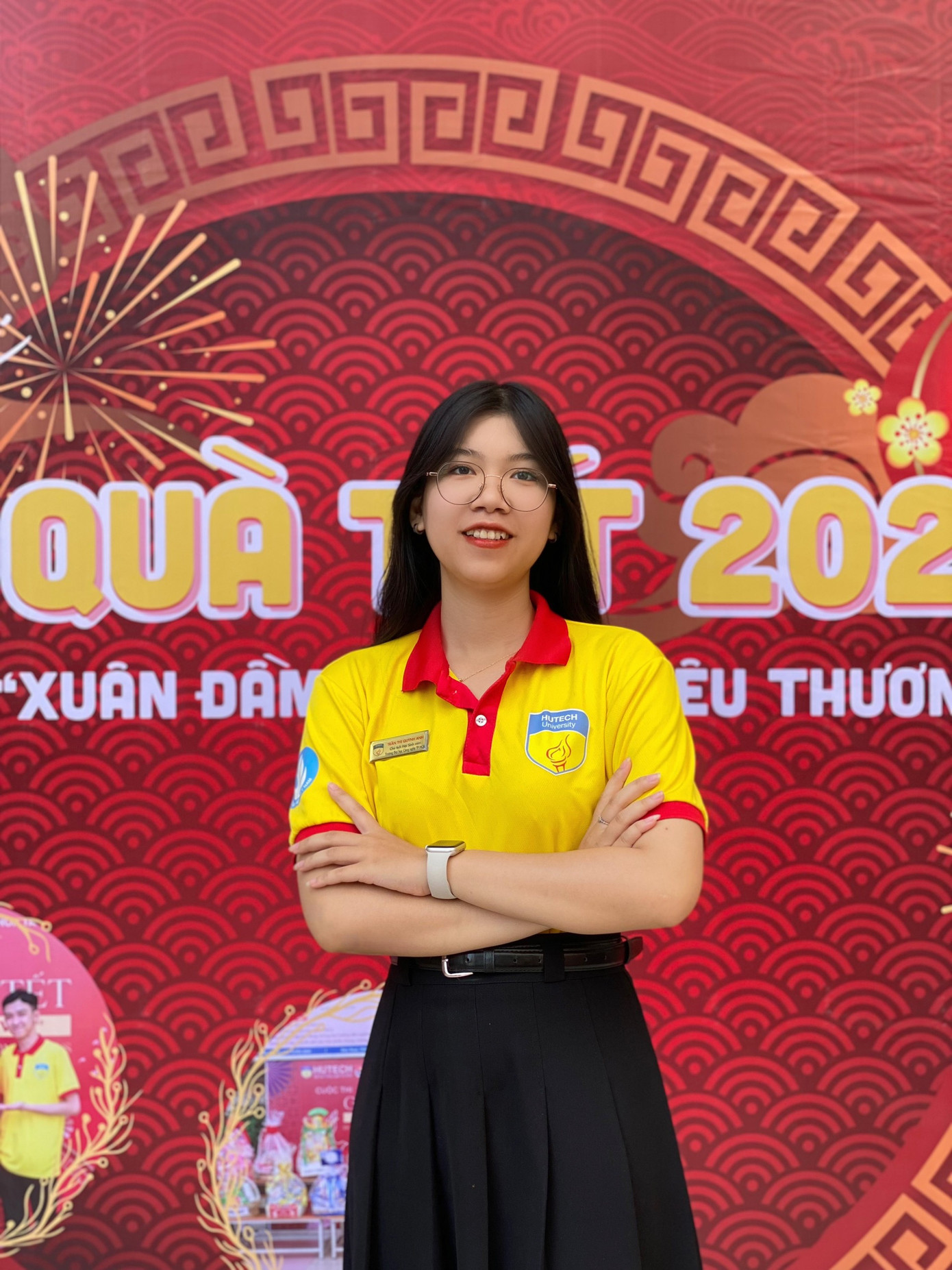 Trần Thị Quỳnh Anh - Ủy viên Ban Thư ký Trung ương Hội Sinh viên Việt Nam, Chủ tịch Hội Sinh viên trường ĐH Công nghệ TP.HCM (HUTECH). Trần Thị Quỳnh Anh - Ủy viên Ban Thư ký Trung ương Hội Sinh viên Việt Nam, Chủ tịch Hội Sinh viên trường ĐH Công nghệ TP.HCM (HUTECH).