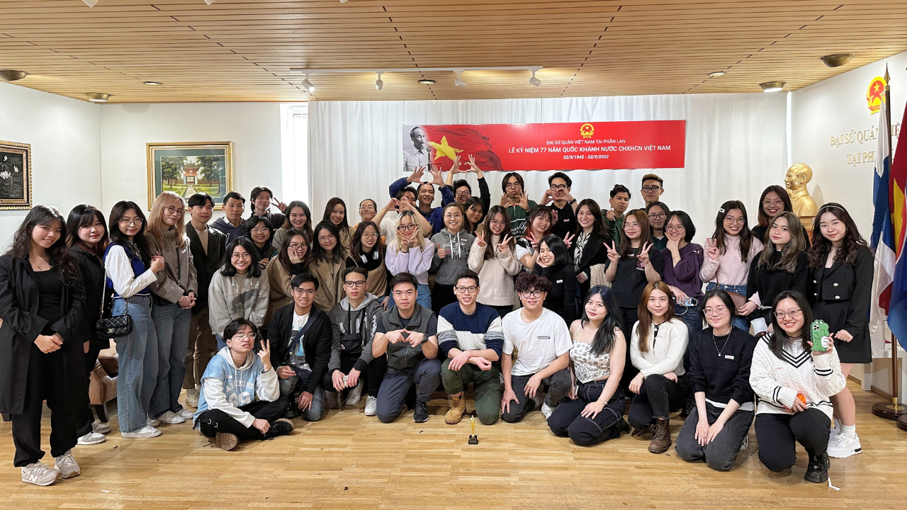 Sự kiện giao lưu sinh viên do Hội Sinh viên Việt Nam tại Phần Lan tổ chức.