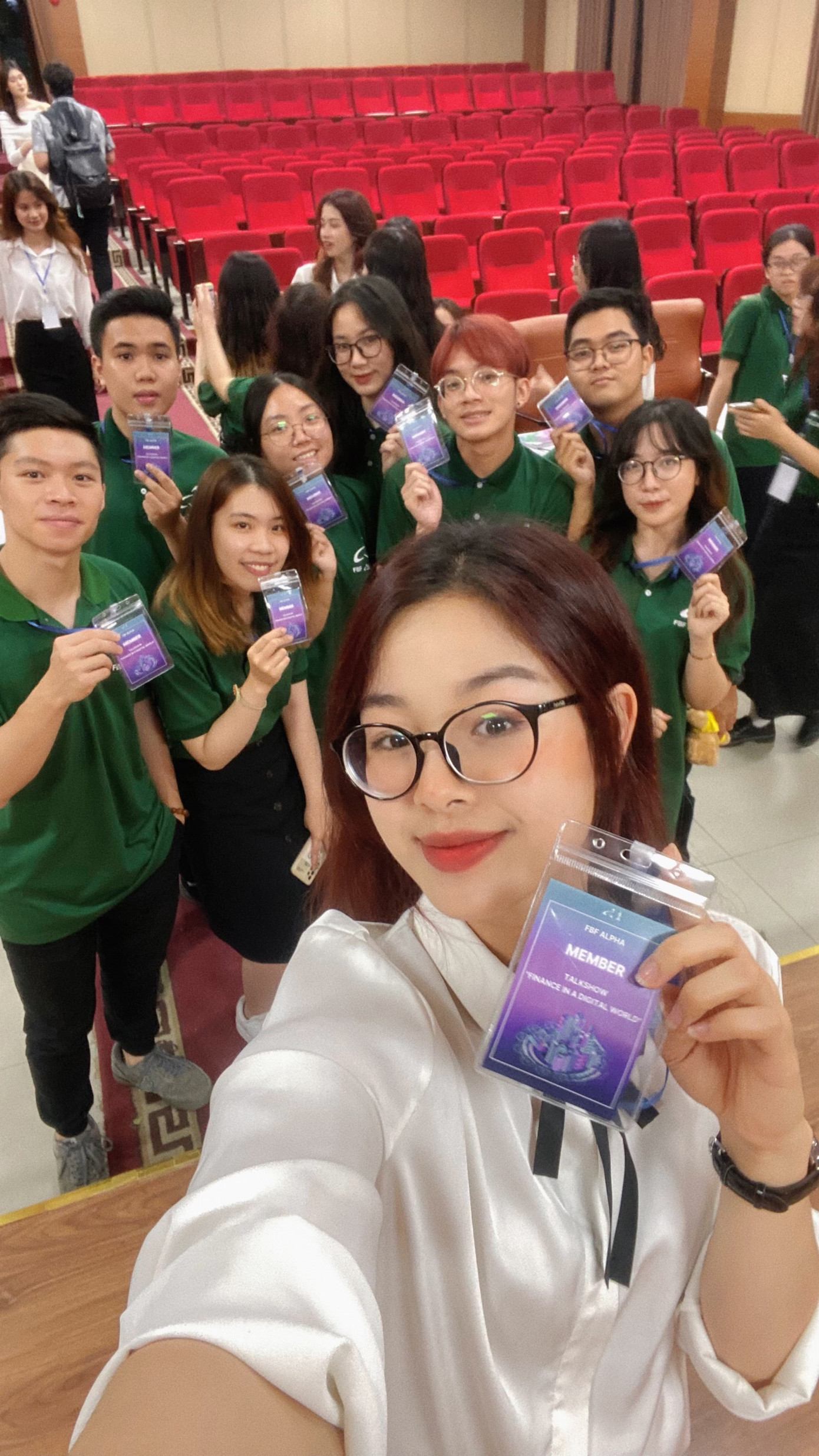 Thanh Hường tham gia tổ chức Talkshow “Finance in a digital world”.