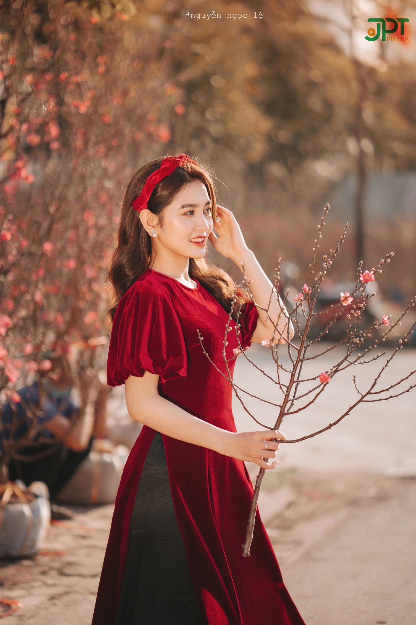 Cô muốn mang nụ cười của mình đến tất cả mọi người.