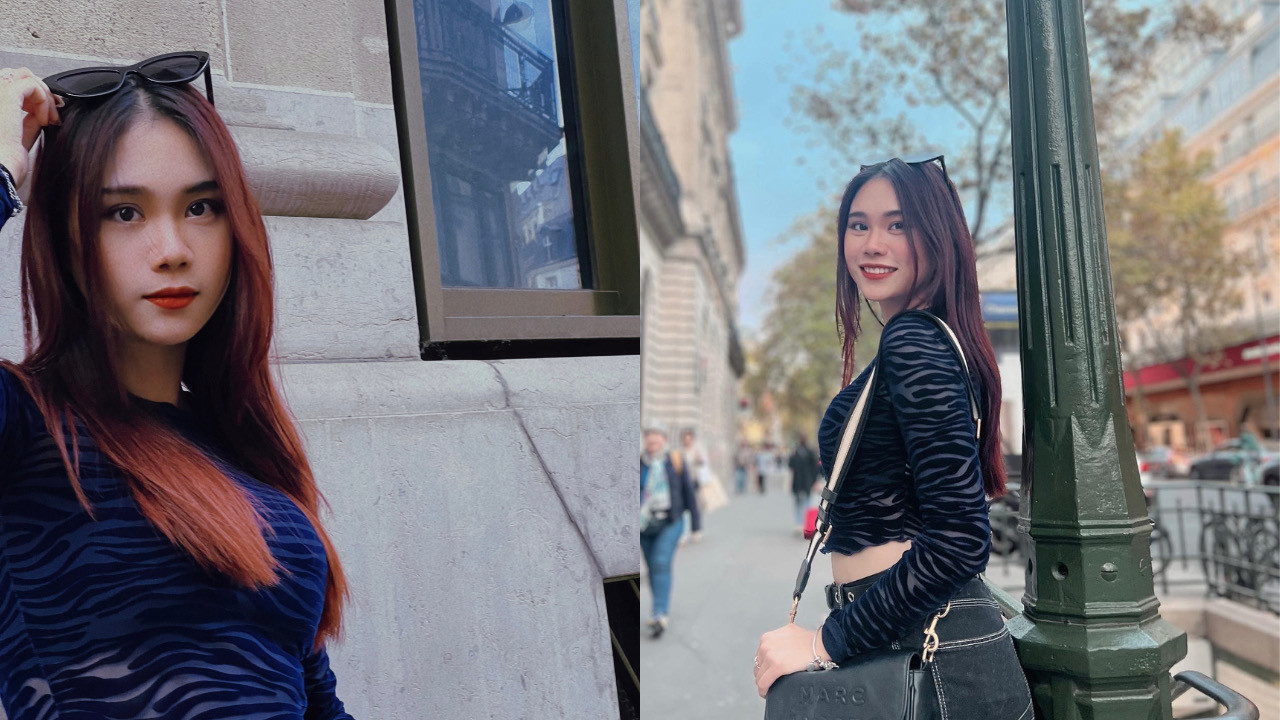 Thục Anh tại Paris, Pháp.