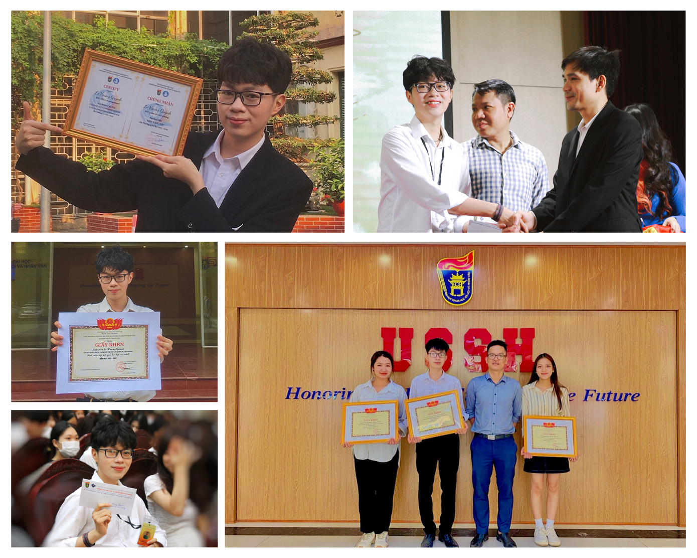 Những lần được trao học bổng, danh hiệu và giải thưởng của Hoàng Quỳnh. Những lần được trao học bổng, danh hiệu và giải thưởng của Hoàng Quỳnh.