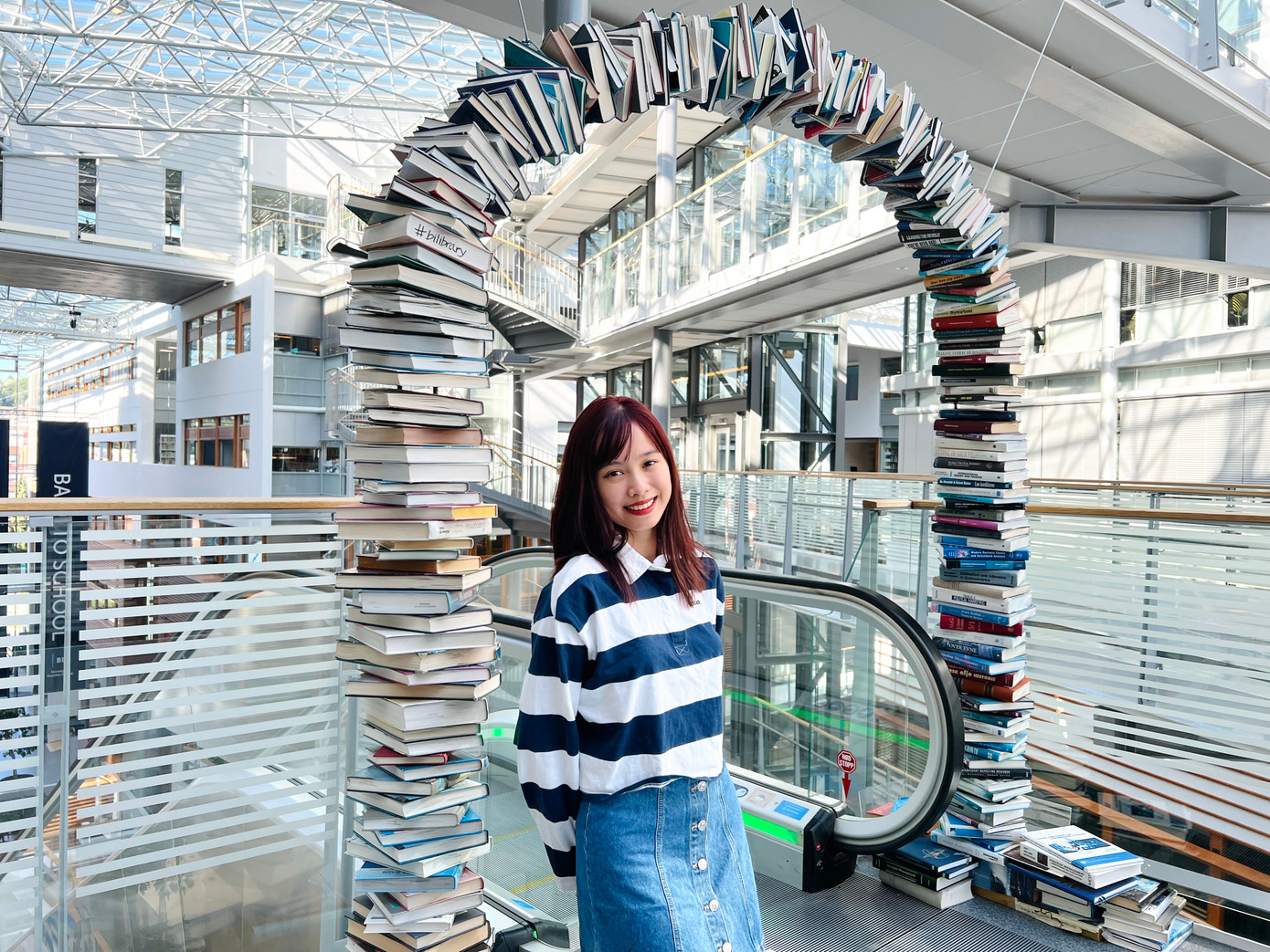 Hải Hậu từng gặp nhiều khó khăn trong việc cân bằng thời gian ở thời điểm xin học bổng.