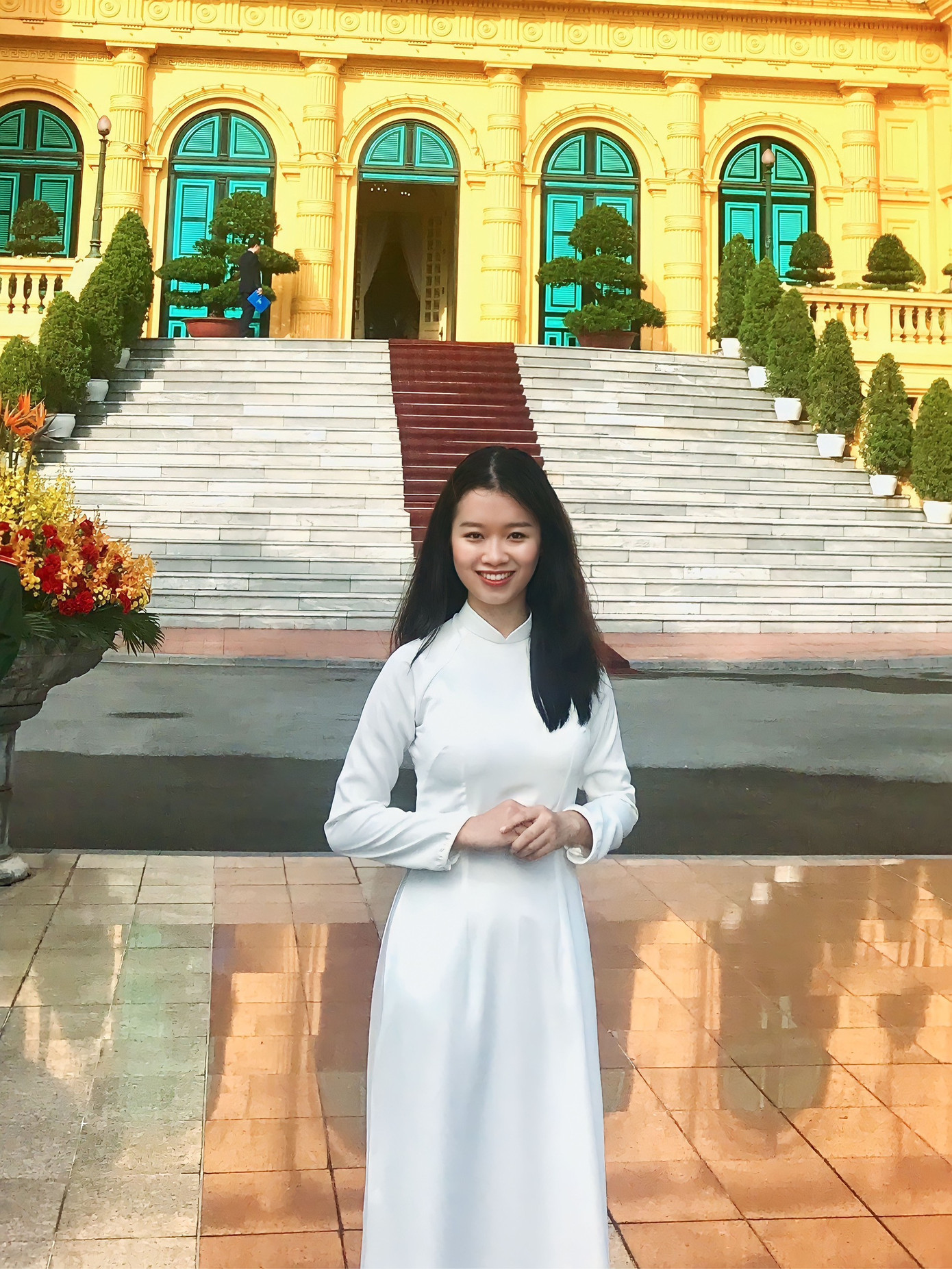 Dương Anh Thơ - Cử nhân ngành Sư phạm Hoá học, Trường Đại học Sư phạm Hà Nội.