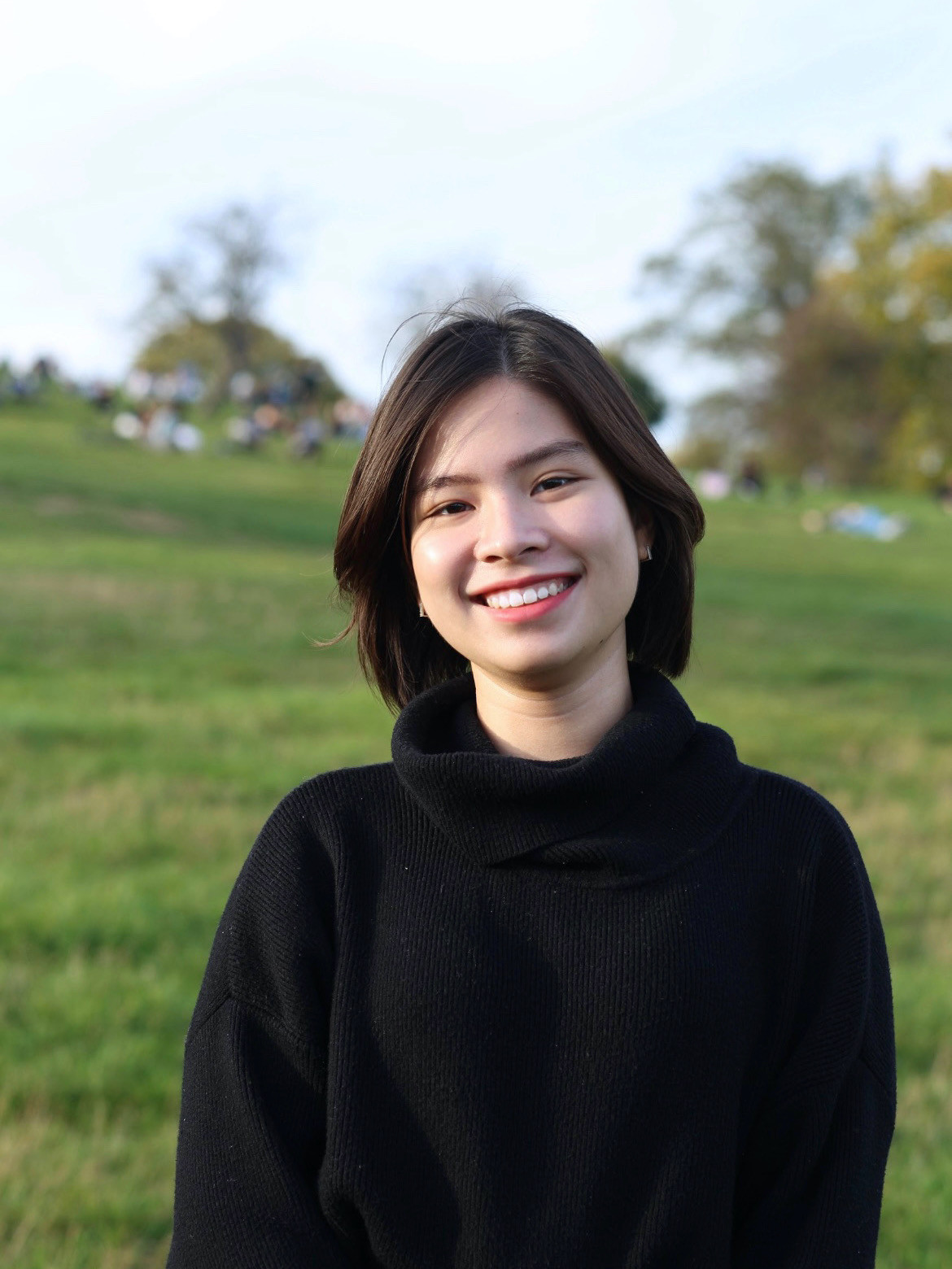 Phương Anh tại thủ đô London. Phương Anh tại thủ đô London.