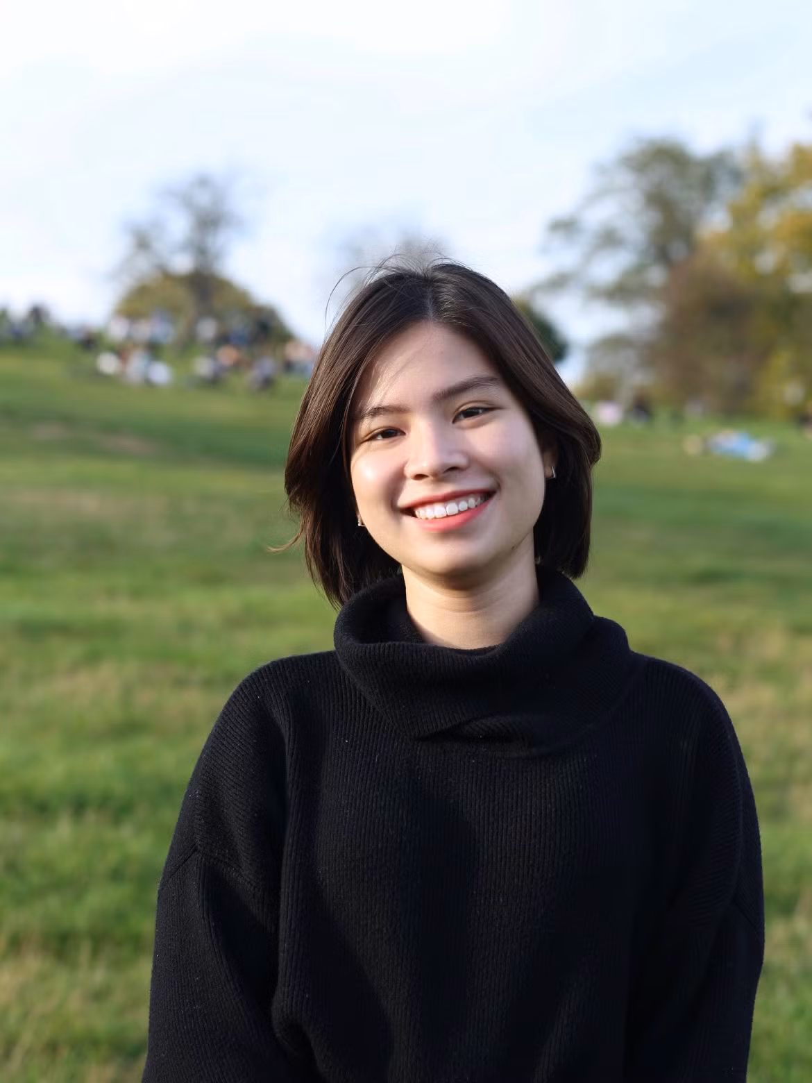Phương Anh tại thủ đô London.