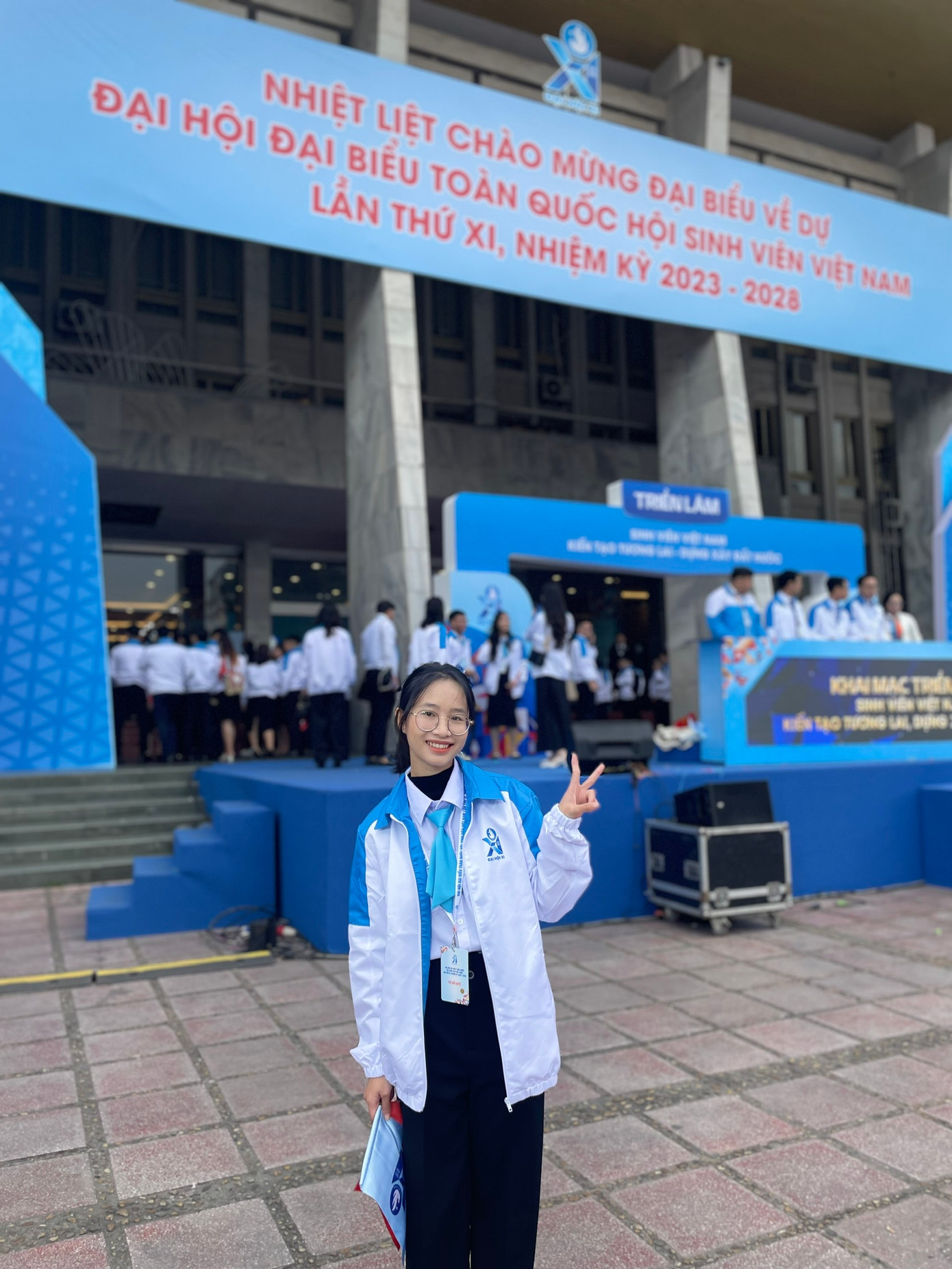 Huyền Trang vinh dự trở thành một trong những đại biểu đại diện cho sinh viên Hải Dương tham gia Đại hội Đại biểu toàn quốc Hội Sinh viên Việt Nam lần thứ XI (nhiệm kỳ 2023 - 2028).