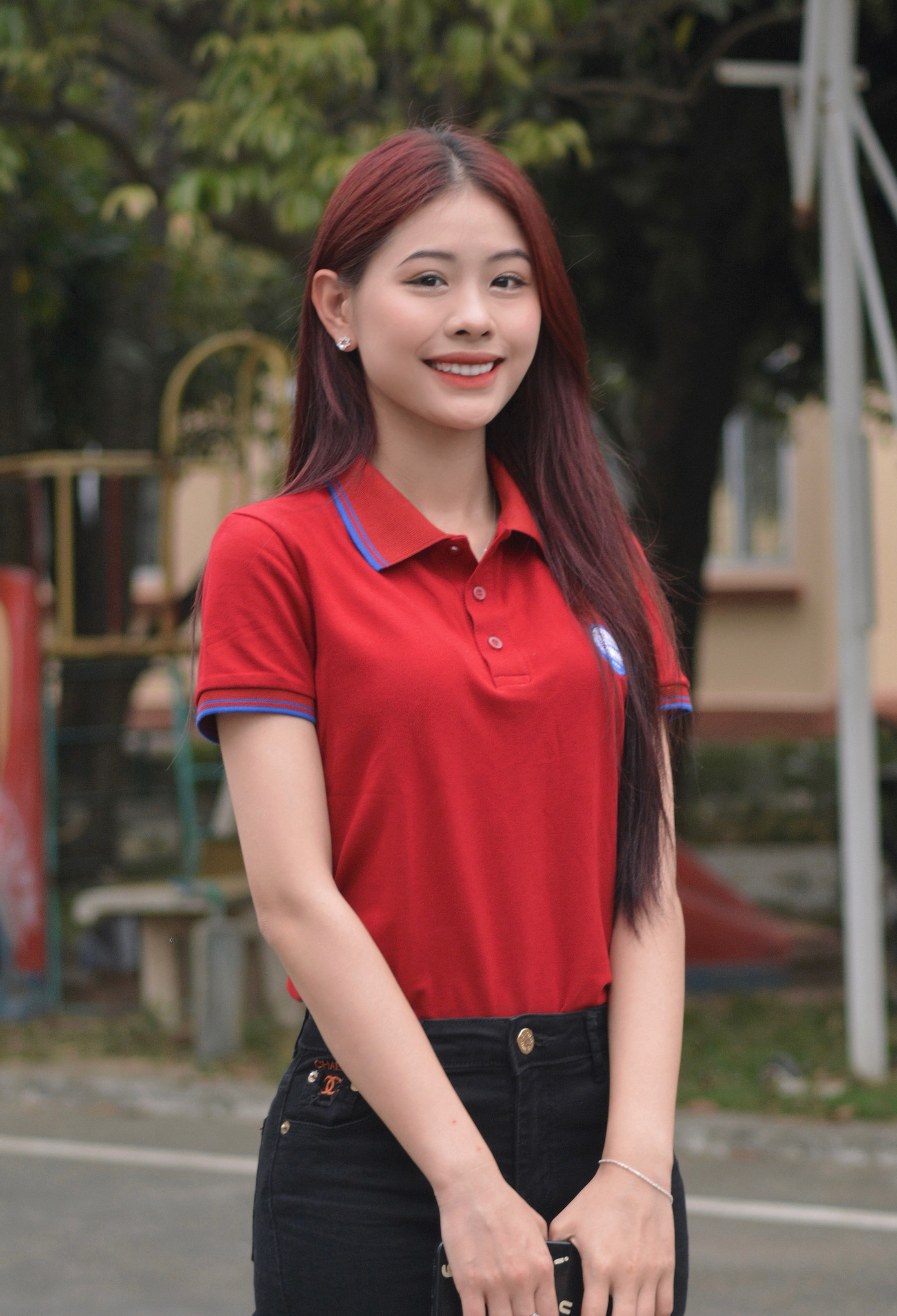 Nguyễn Thị Vân Anh - cô sinh viên năm nhất đầy nhiệt huyết, đam mê trẻ.