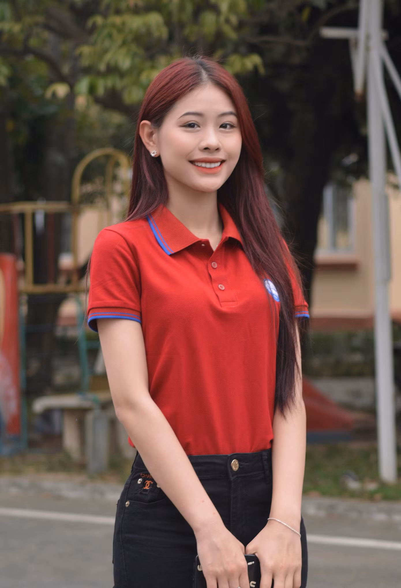 Nguyễn Thị Vân Anh - cô sinh viên năm nhất đầy nhiệt huyết, đam mê trẻ.
