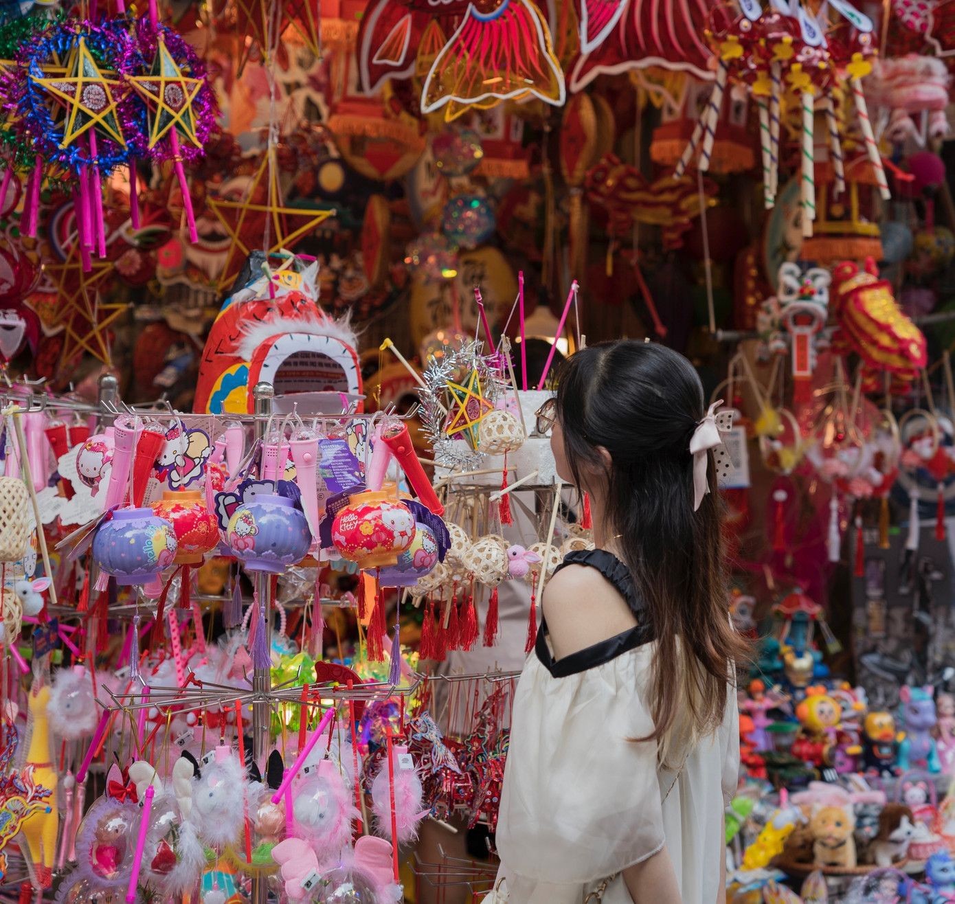 Thời điểm này khá thích hợp để chụp ảnh Trung thu vì chưa phải chen chúc, xô đẩy. Thời điểm này khá thích hợp để chụp ảnh Trung thu vì chưa phải chen chúc, xô đẩy.