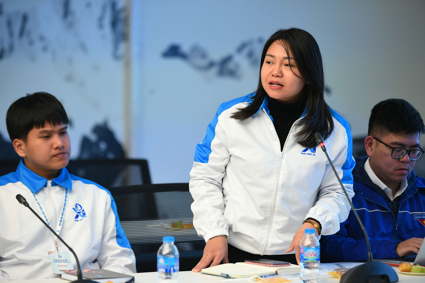 Chị Hoàng Thanh Tâm: “Chúng tôi hy vọng sẽ xây dựng được chân dung số của sinh viên thành phố Hà Nội để CV của các bạn được nhà tuyển dụng đánh giá toàn diện qua quá trình phát triển, hoạt động Đoàn - Hội.”