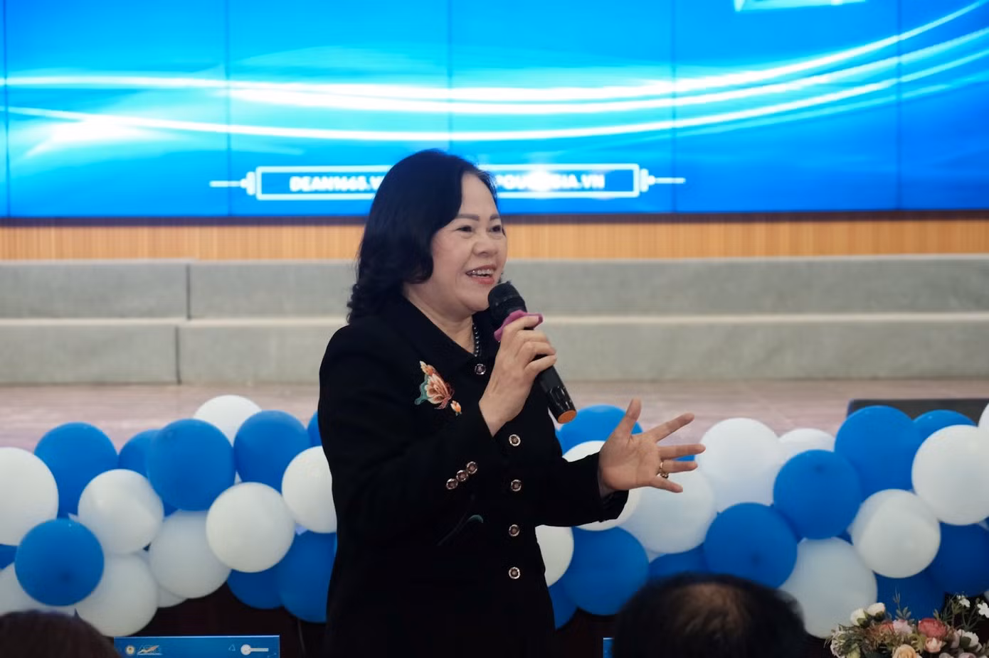 Thứ trưởng Ngô Thị Minh chia sẻ tại buổi diễn đàn. Thứ trưởng Ngô Thị Minh chia sẻ tại buổi diễn đàn.