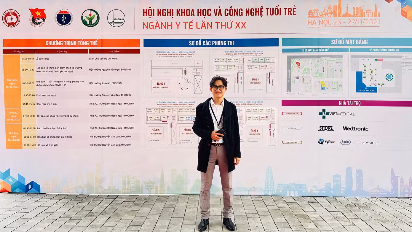 Tham gia Hội nghị Khoa học và công nghệ tuổi trẻ ngành Y tế lần thứ XX.