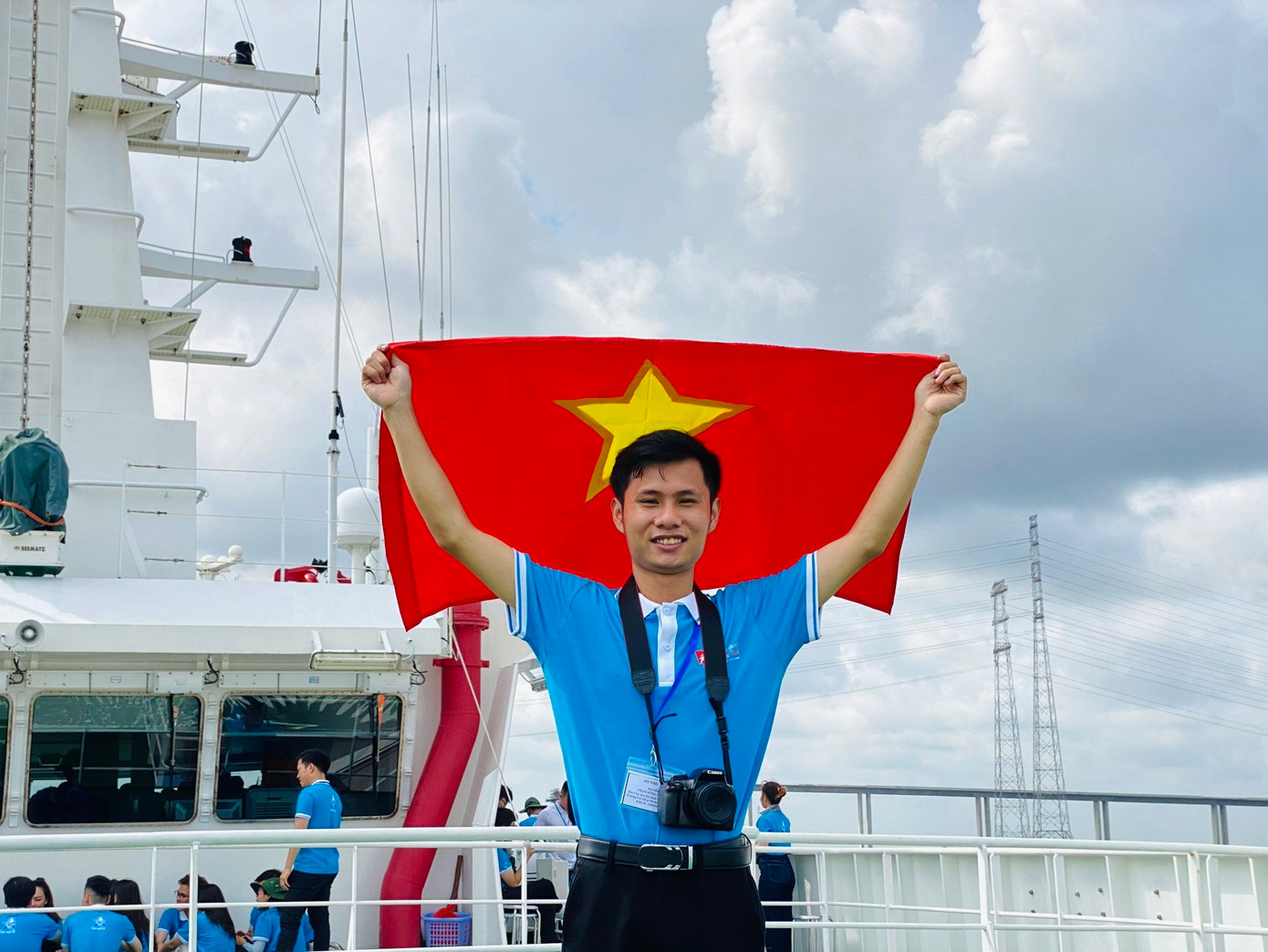 Phạm Hồng Phong - Phó Chủ tịch Hội sinh viên Việt Nam Trường Cao đẳng Kỹ thuật Cao Thắng.