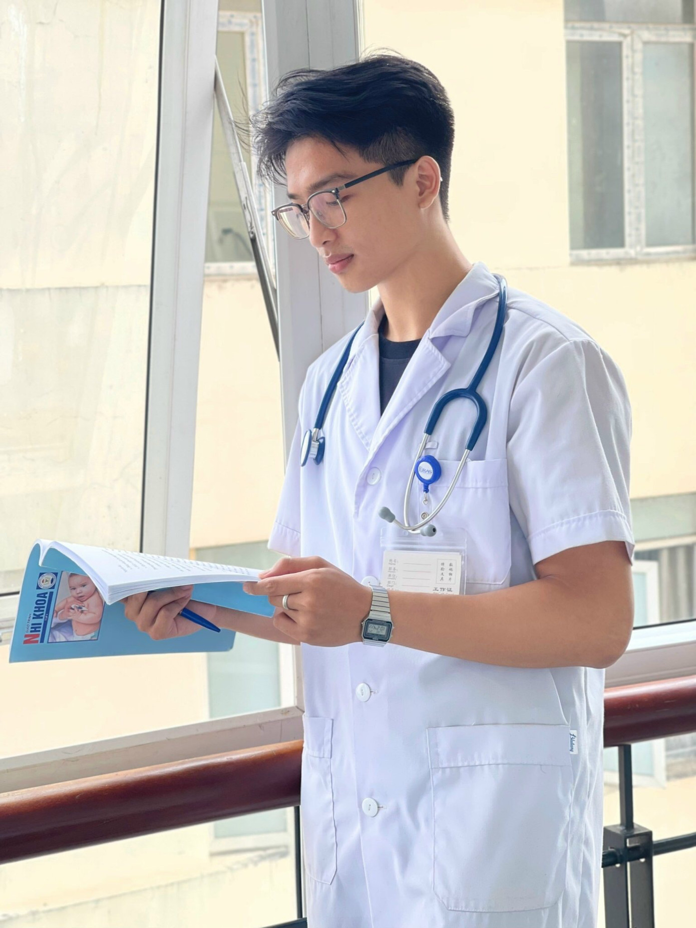 Là một người ưa thích sự trải nghiệm, Vinh luôn sẵn sàng ở tâm thế học hỏi, lắng nghe, tiếp thu những điều chưa biết.