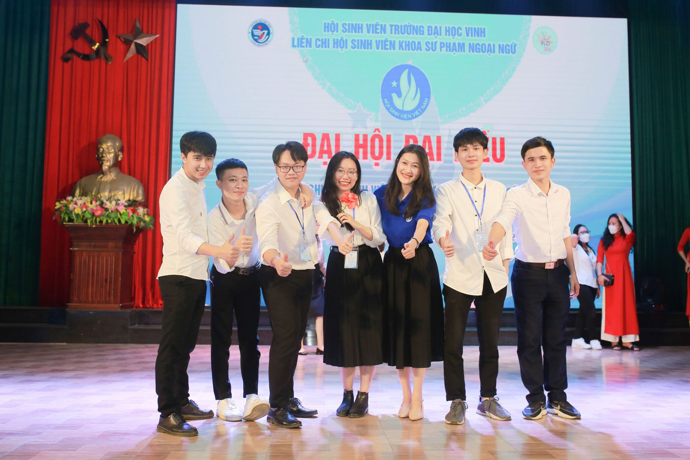 Đại hội Đại biểu Liên chi Hội sinh viên Khoa Sư phạm Ngoại ngữ.