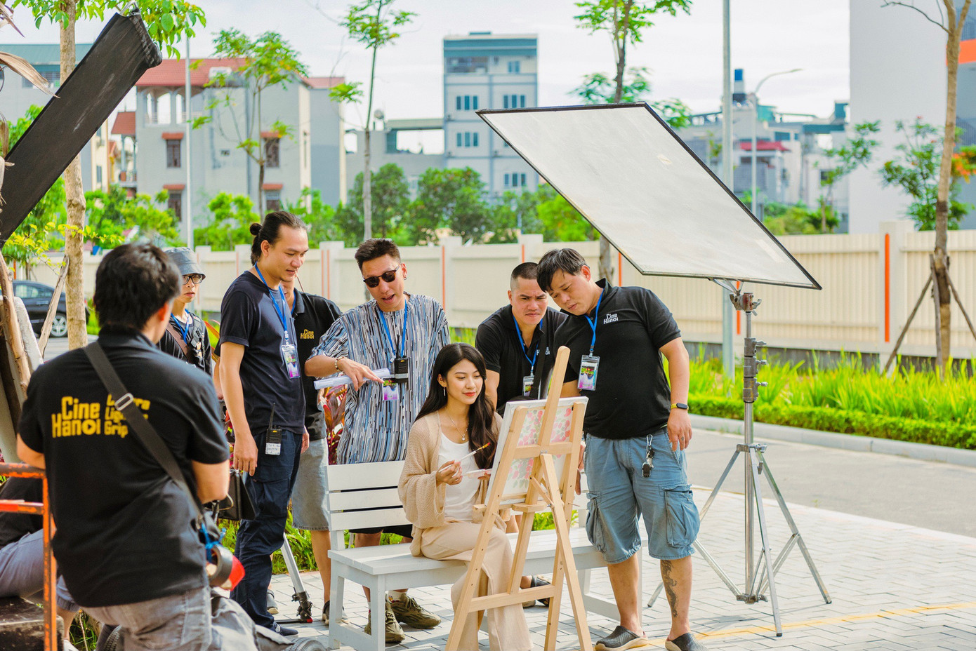 Một góc công việc của Hải Hà. Một góc công việc của Hải Hà.