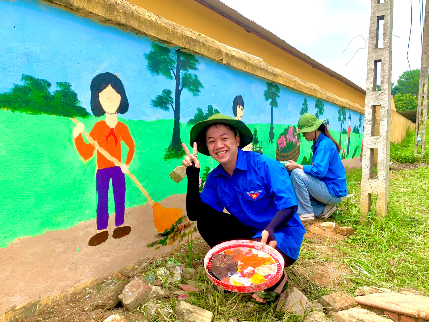 Nam sinh nhiệt huyết và say mê với các hoạt động, phong trào Đoàn Hội.