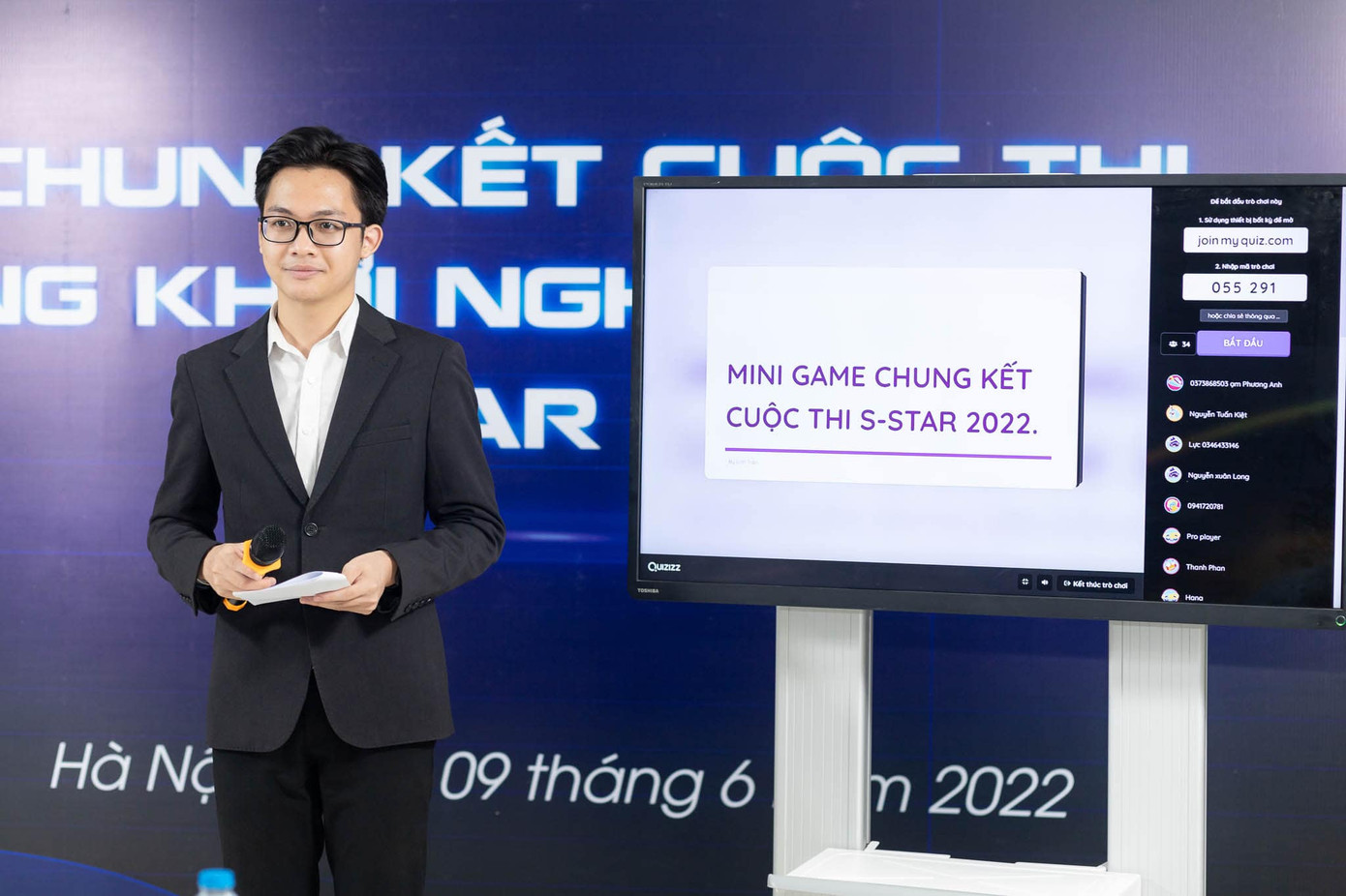 Kim Tùng từng là MC Cuộc thi khởi nghiệp S-Star.