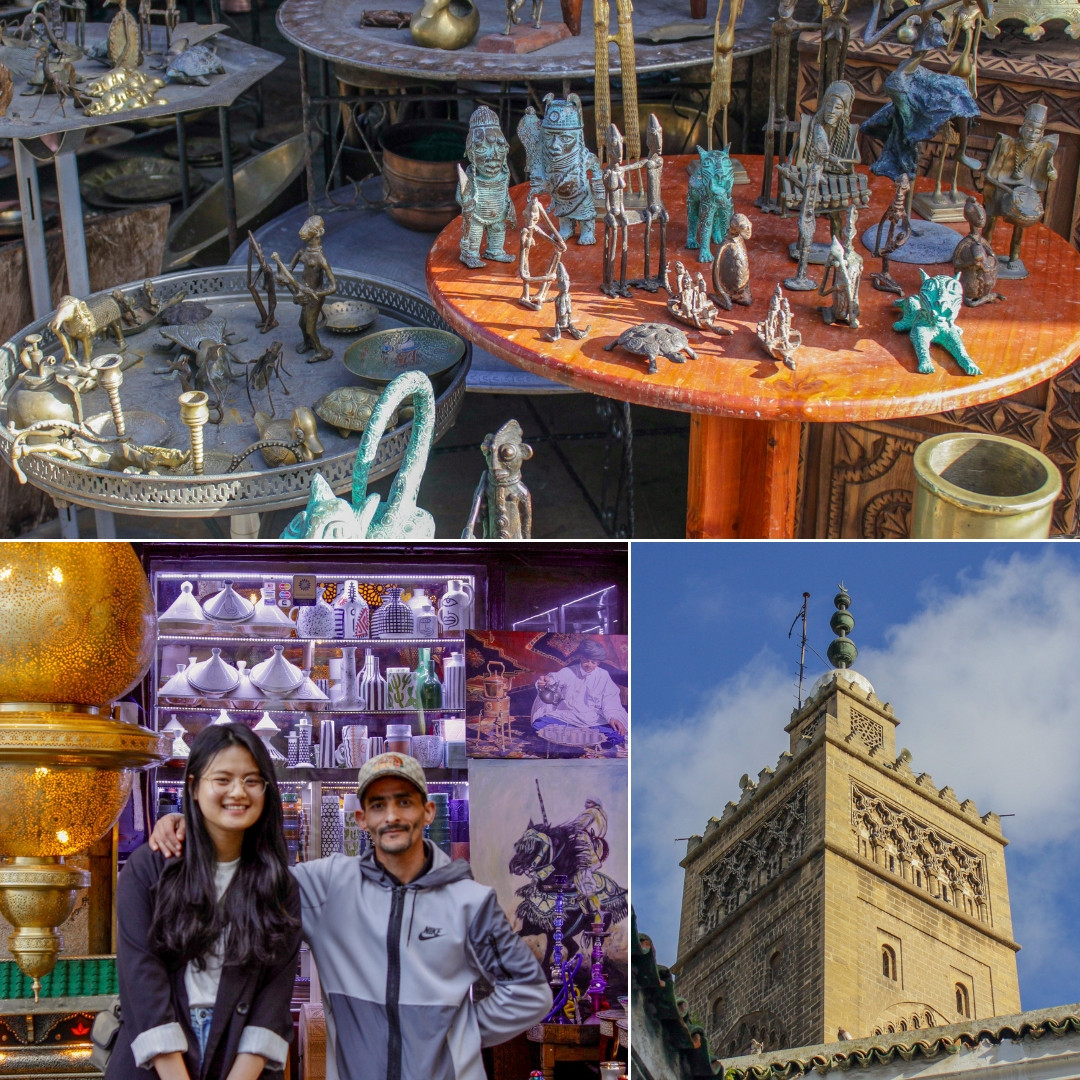Người bán hàng thân thiện và những món đồ cổ tinh xảo trong khu phố Medina.