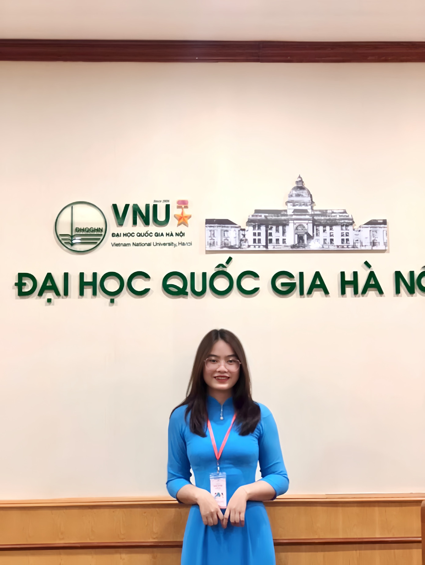 Nguyễn Thị Khánh Linh - sinh viên trường Đại học Kinh tế - ĐHQG Hà Nội.